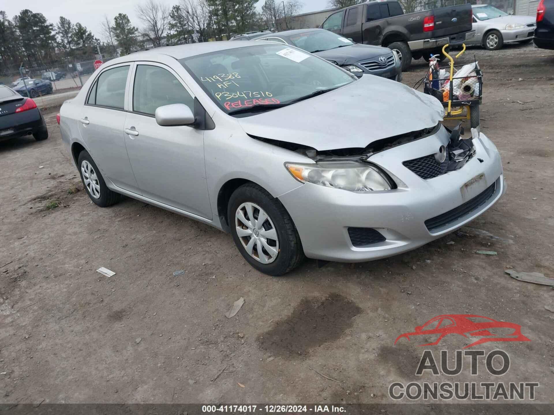 TOYOTA COROLLA 2010 - 1NXBU4EE9AZ196163