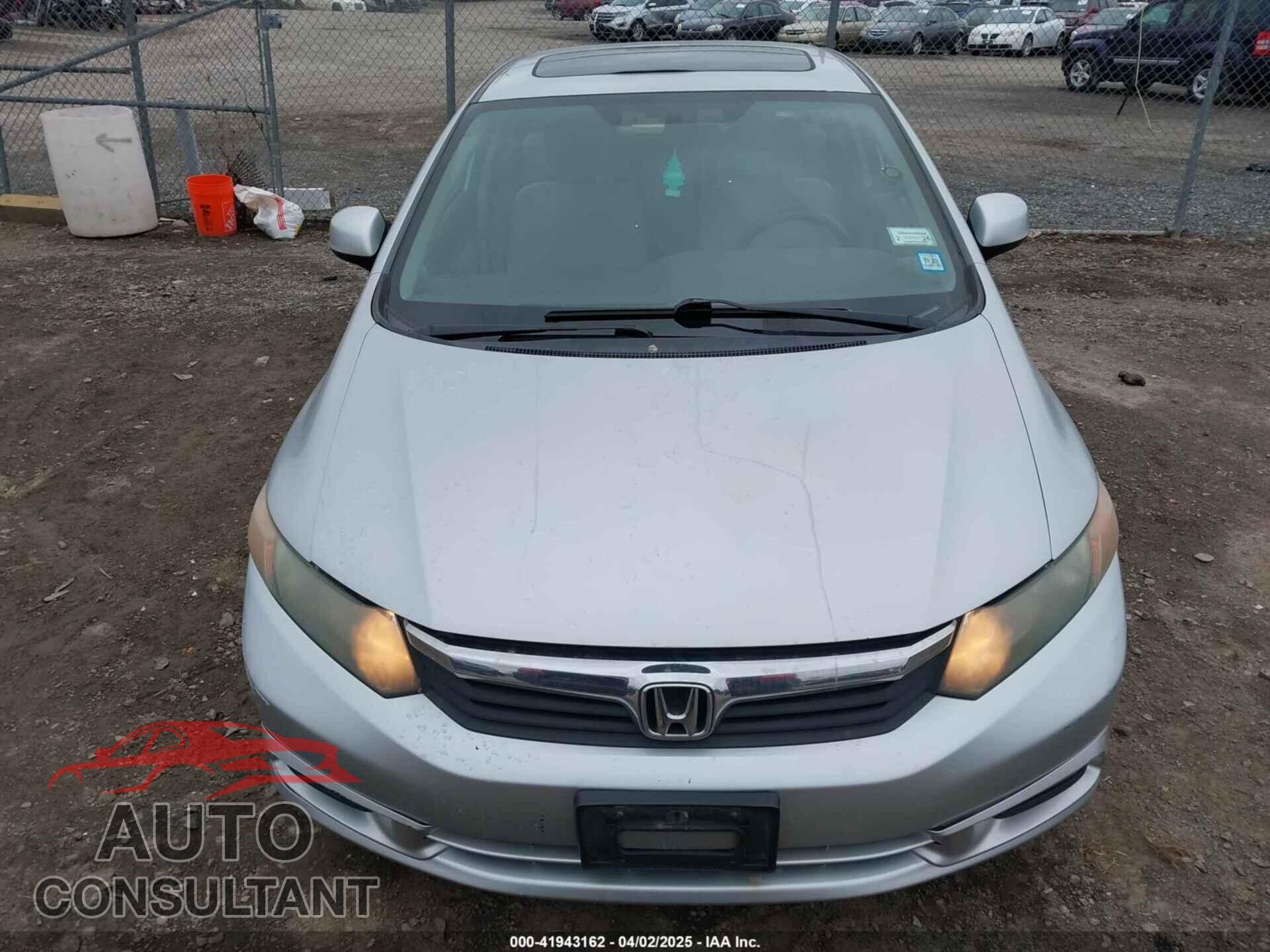 HONDA CIVIC 2012 - 2HGFB2F80CH612780