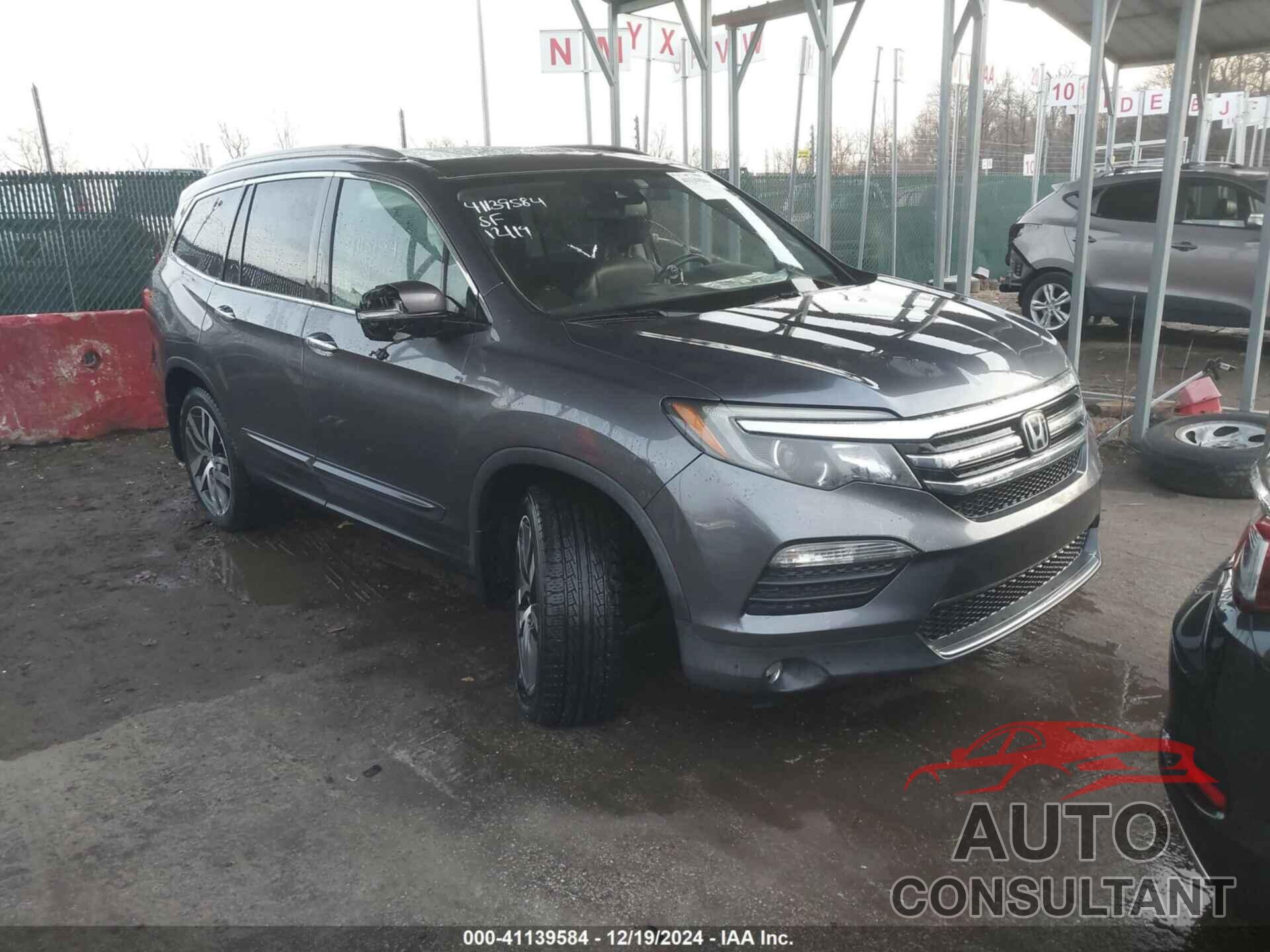 HONDA PILOT 2017 - 5FNYF6H9XHB073624