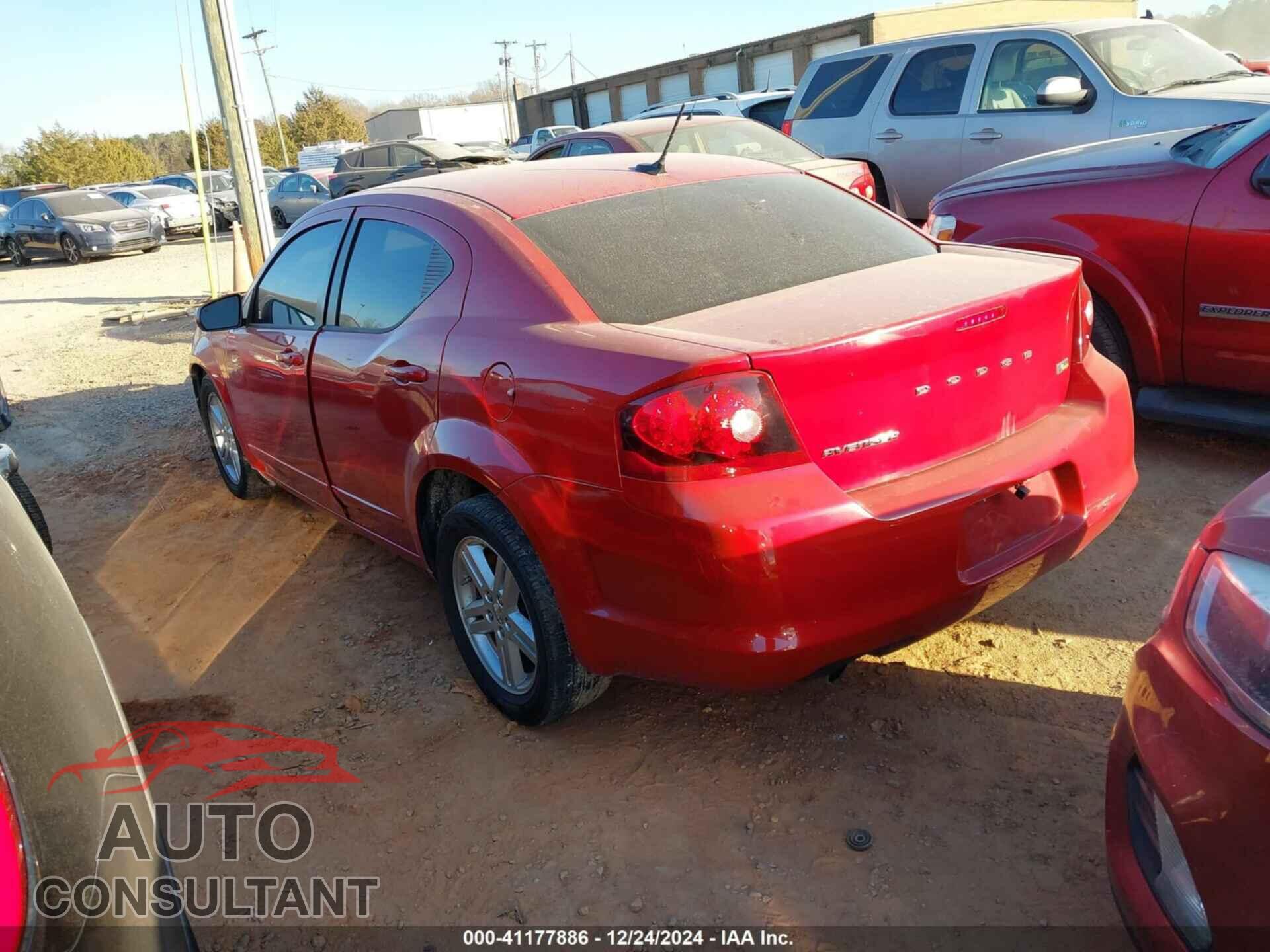 DODGE AVENGER 2013 - 1C3CDZCG5DN709728