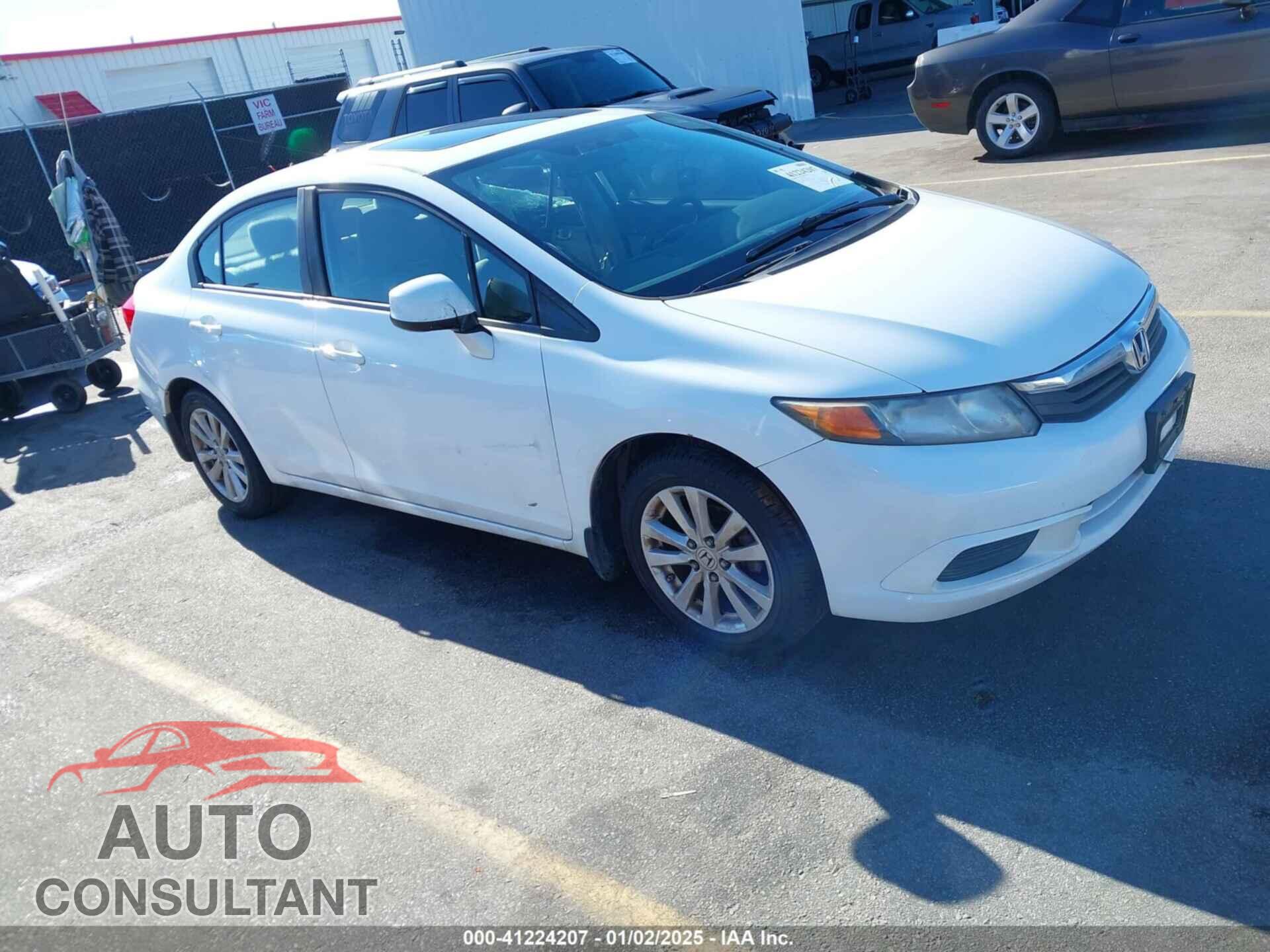 HONDA CIVIC 2012 - 19XFB2F85CE060106