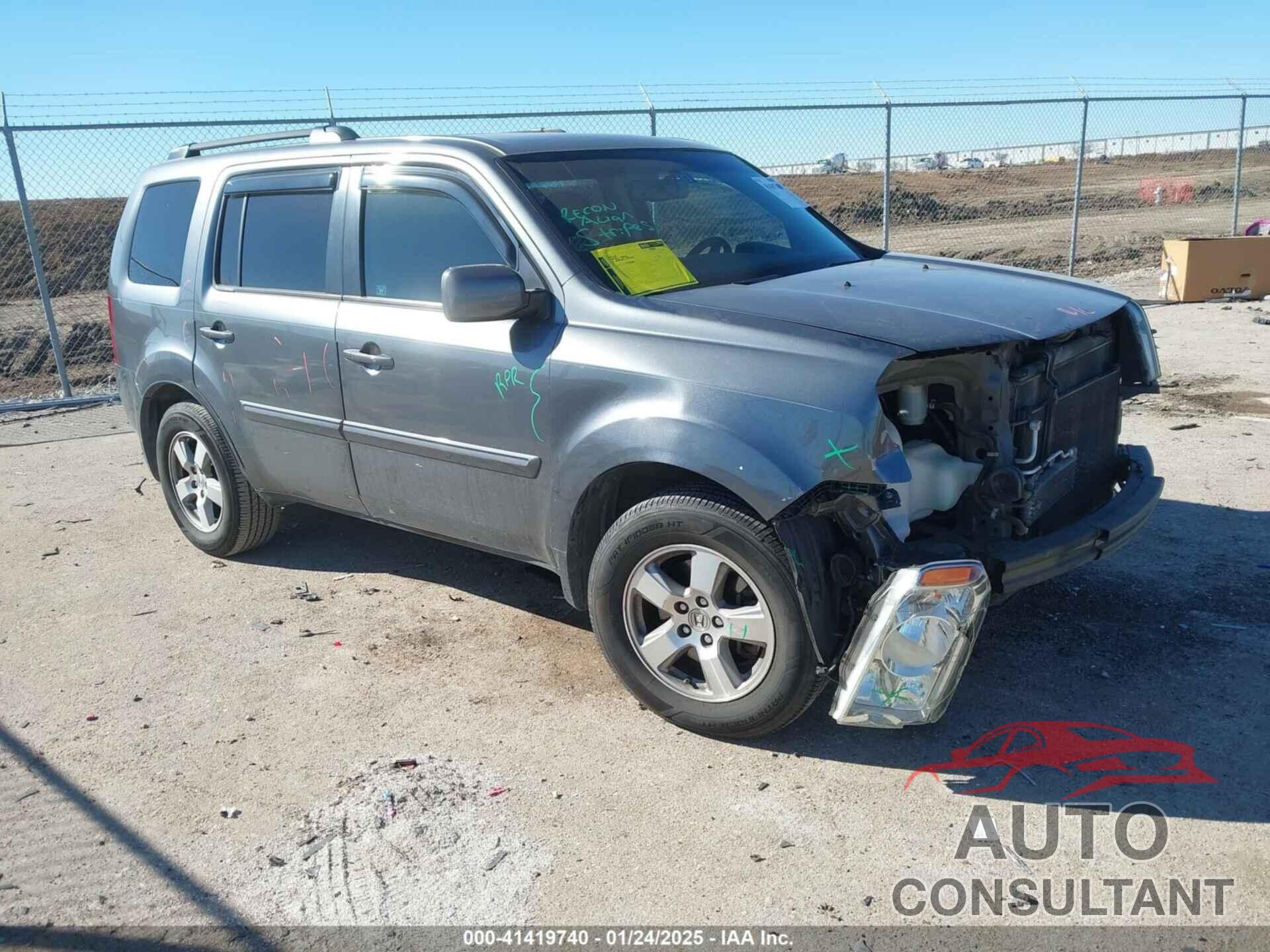 HONDA PILOT 2011 - 5FNYF3H53BB040256