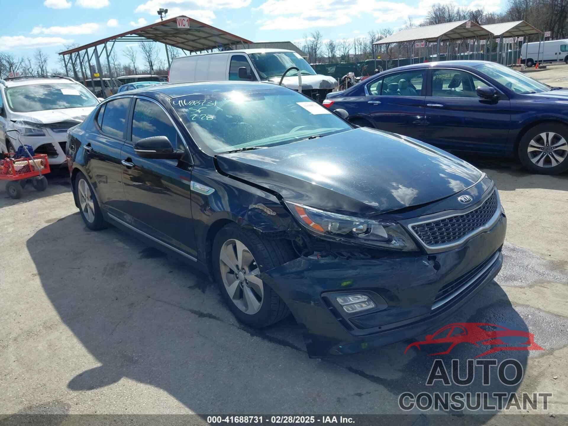 KIA OPTIMA HYBRID 2016 - KNAGN4ADXG5092799