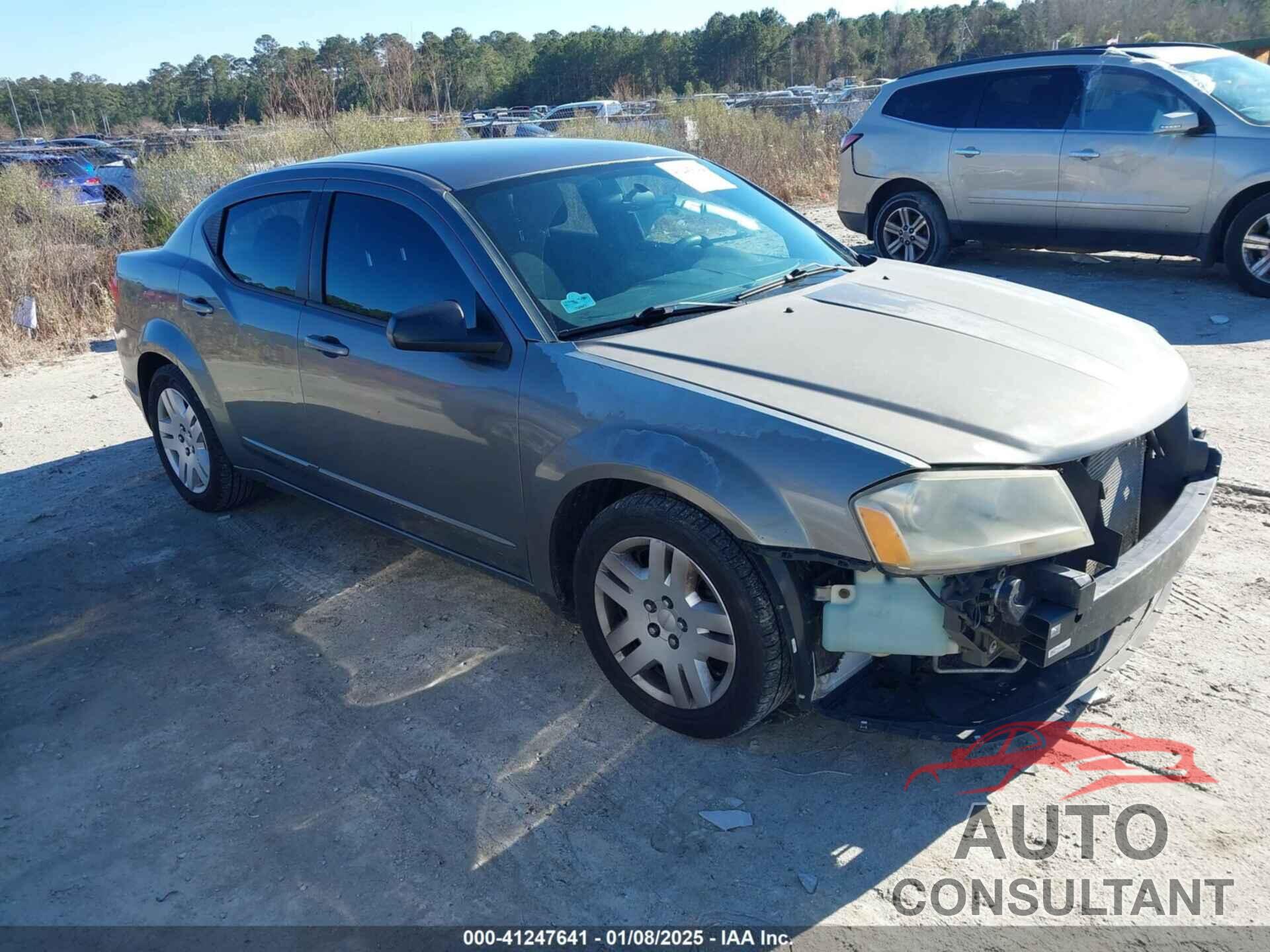 DODGE AVENGER 2013 - 1C3CDZAB5DN590067