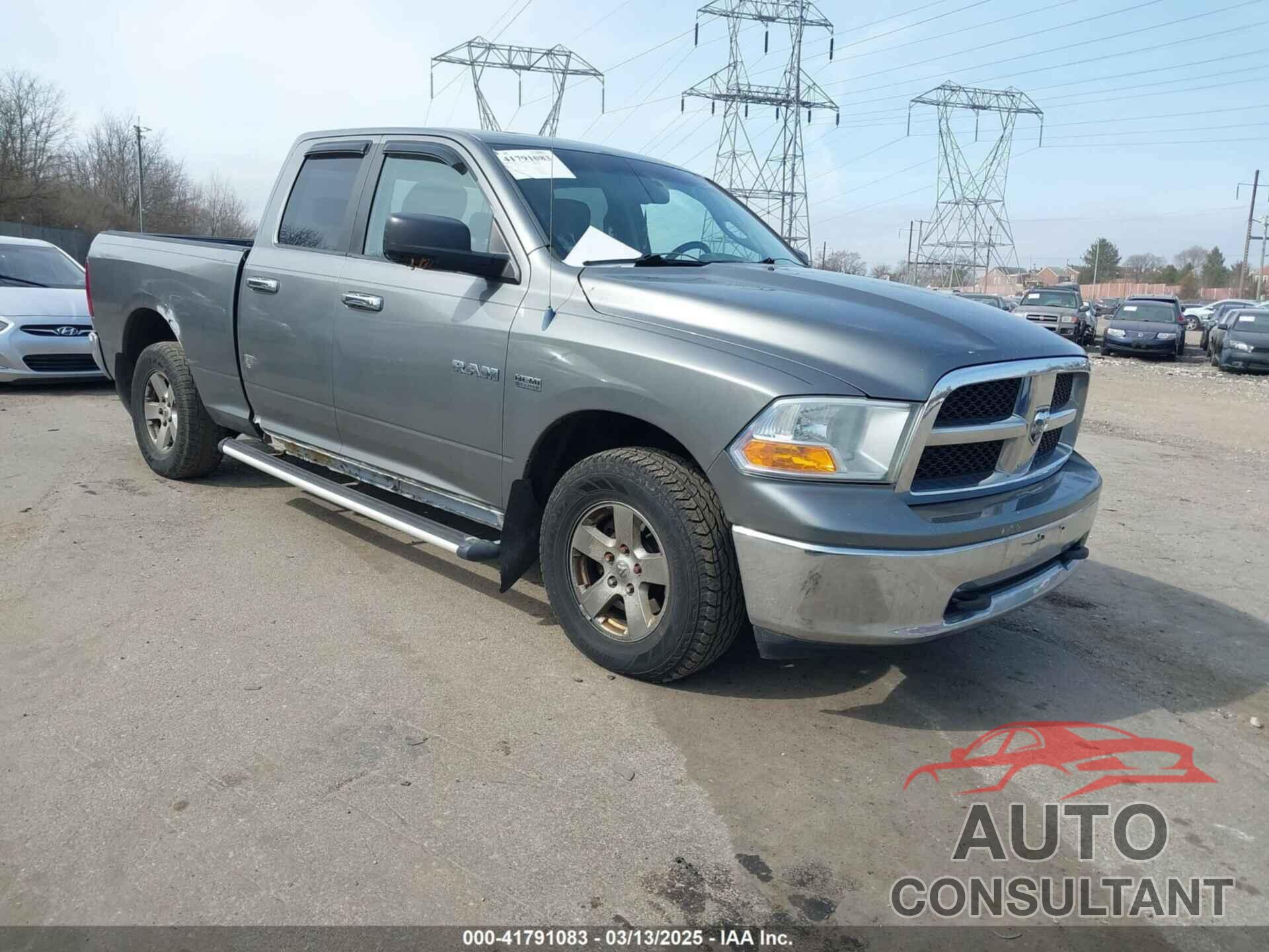 DODGE RAM 1500 2010 - 1D7RV1GT3AS192606