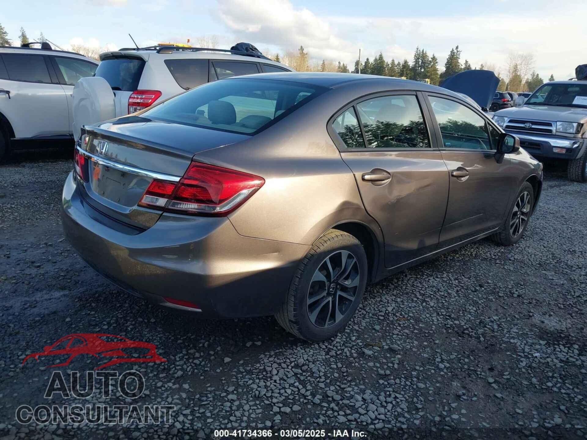 HONDA CIVIC 2013 - 19XFB2F84DE233776