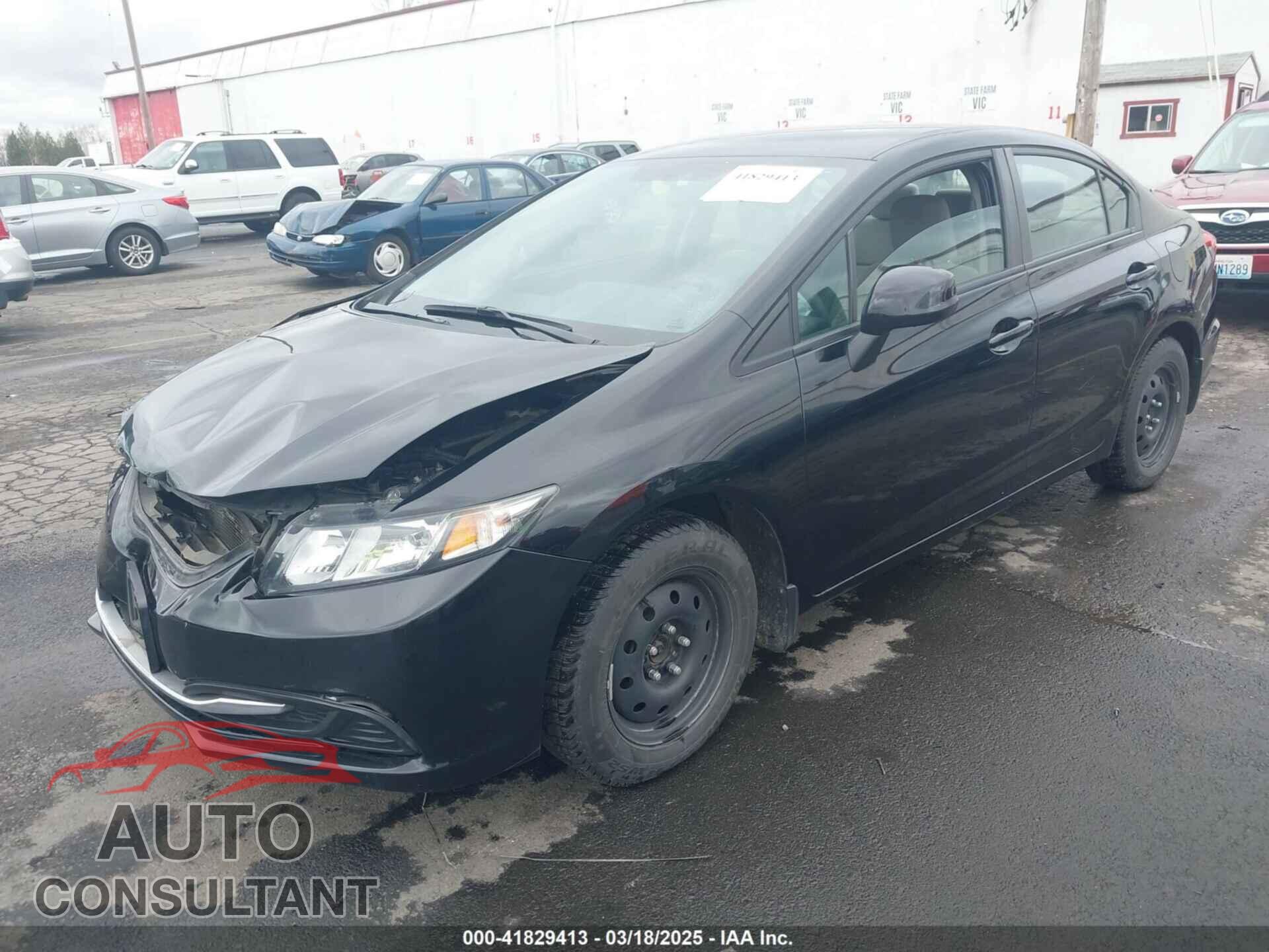 HONDA CIVIC 2013 - 19XFB2F55DE282443