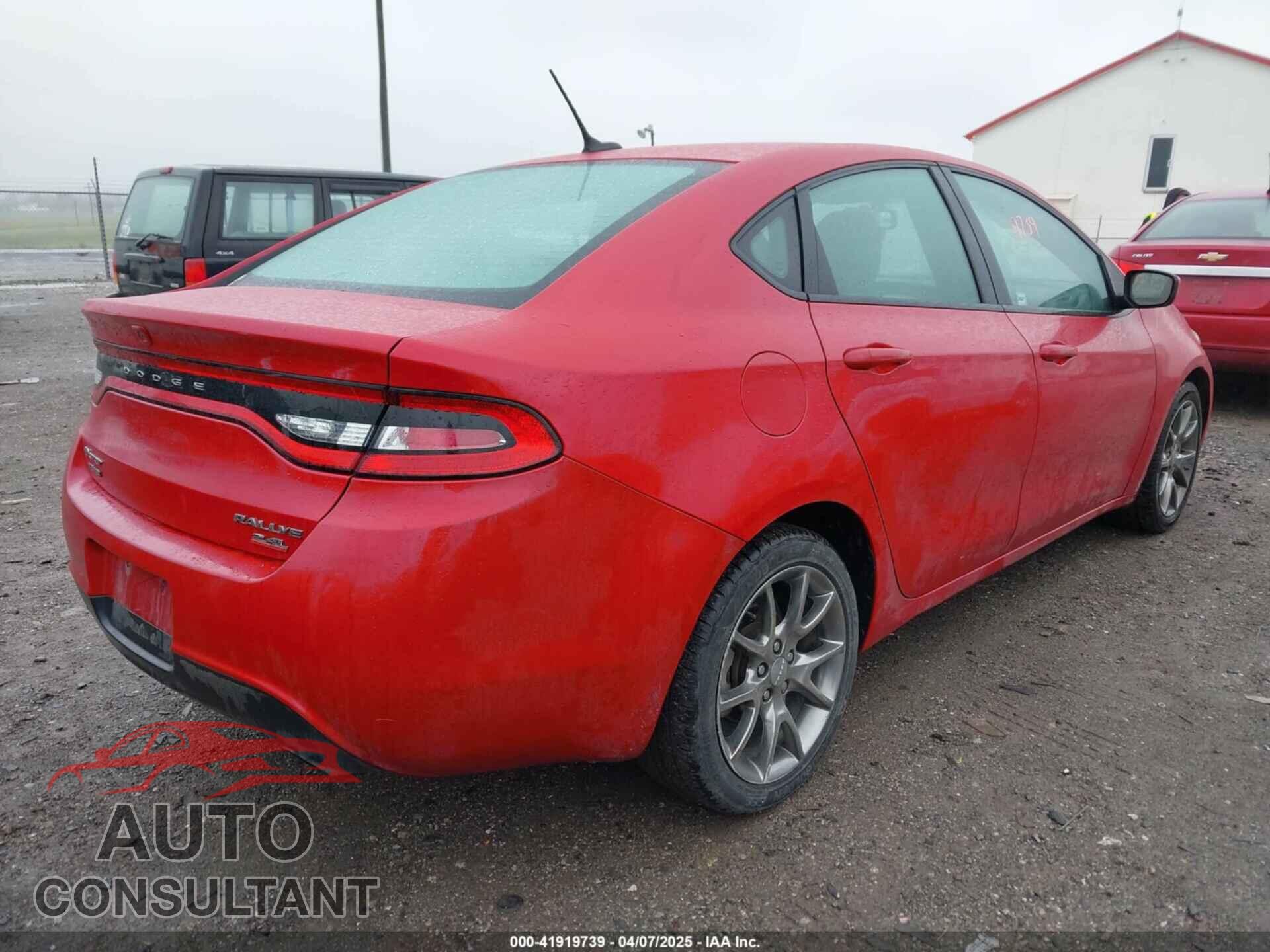 DODGE DART 2014 - 1C3CDFBB2ED909607