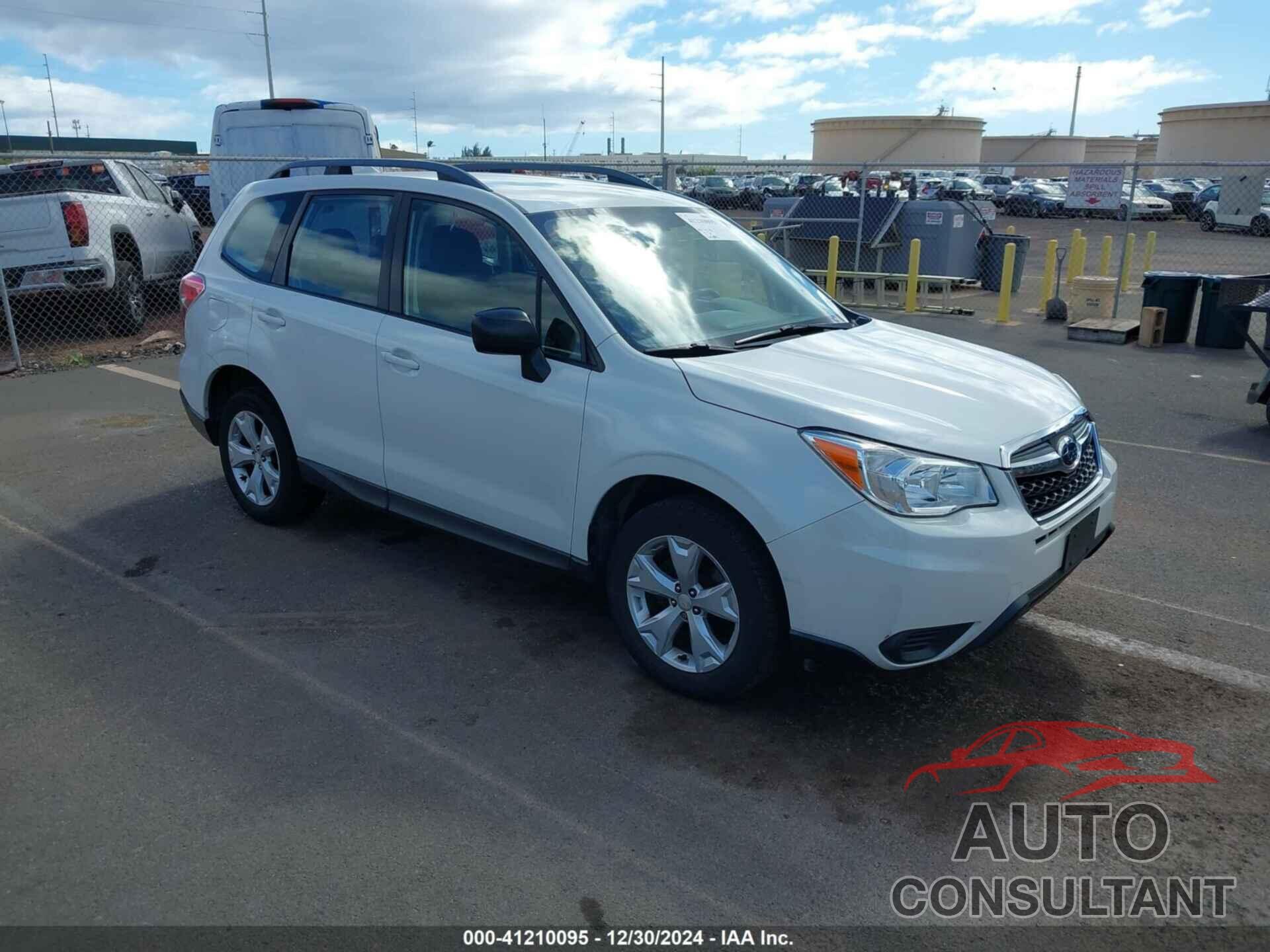 SUBARU FORESTER 2016 - JF2SJABC0GH462431