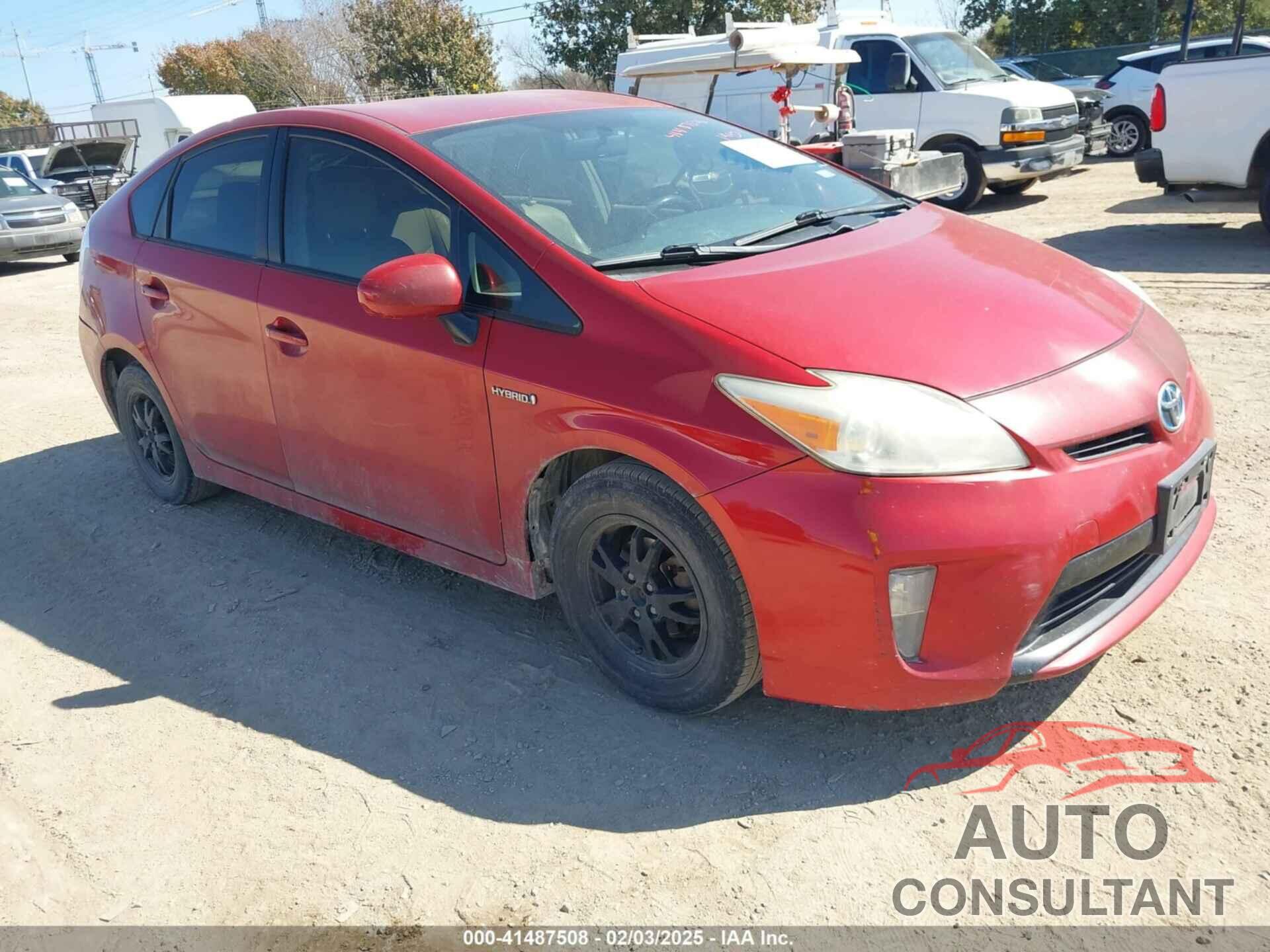 TOYOTA PRIUS 2012 - JTDKN3DUXC5446432