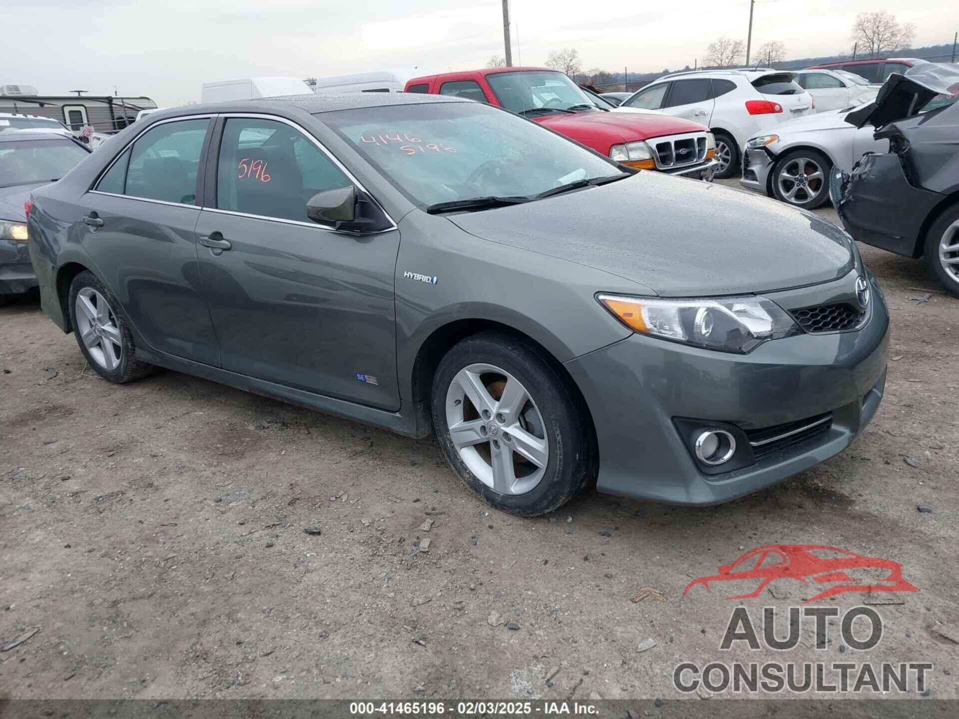 TOYOTA CAMRY HYBRID 2014 - 4T1BD1FK4EU127518