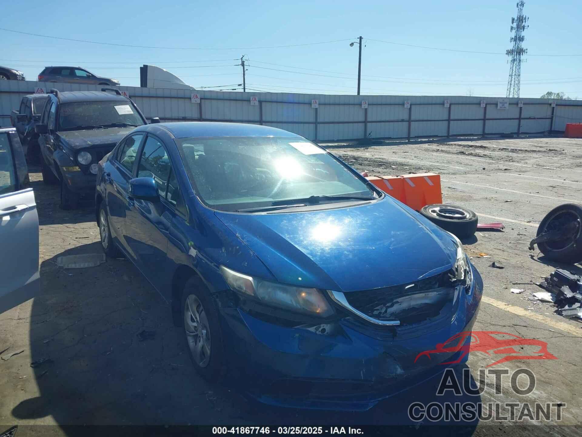 HONDA CIVIC 2013 - 19XFB2F58DE059605
