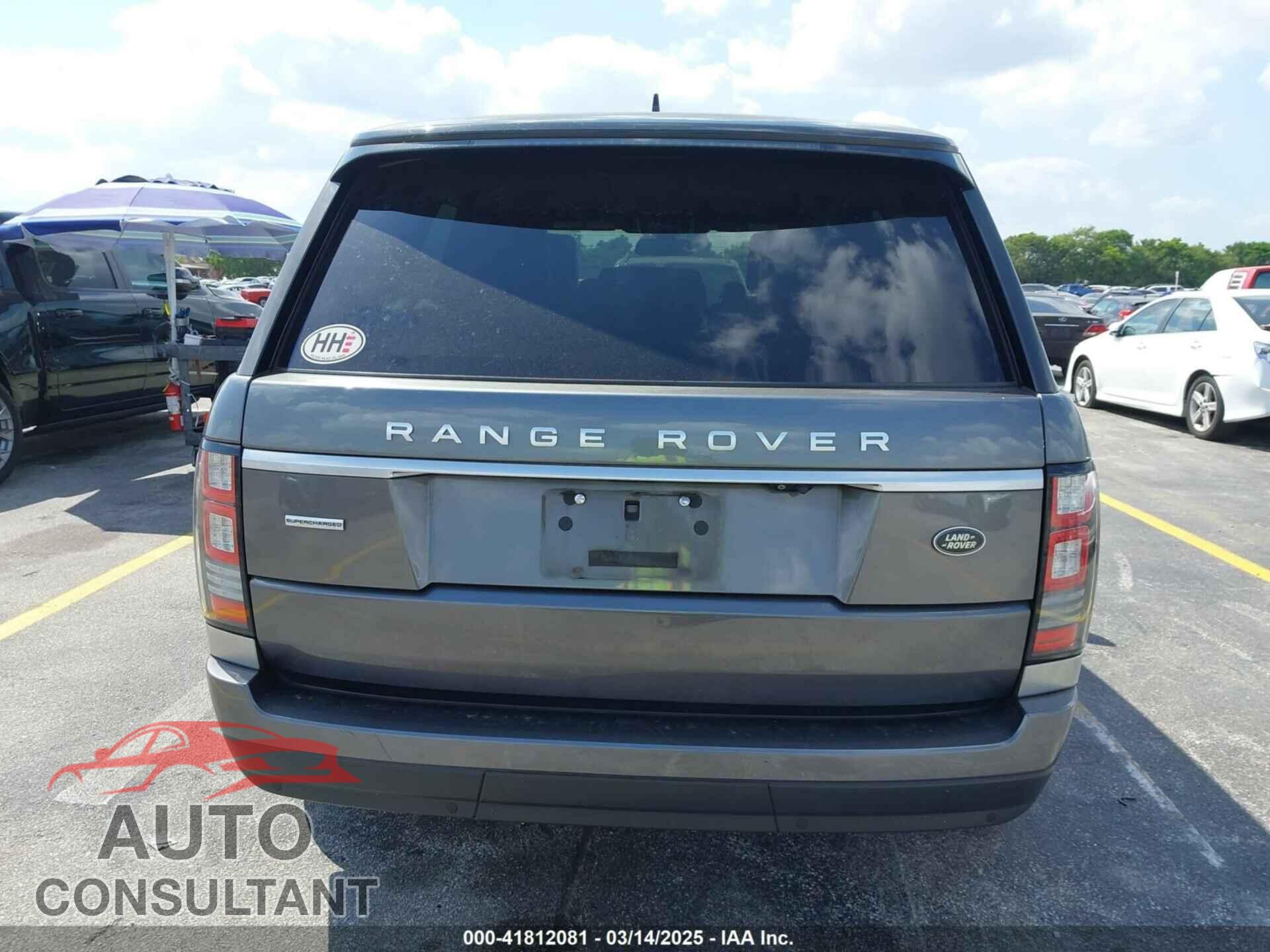 LAND ROVER RANGE ROVER 2016 - SALGS2EF3GA264070