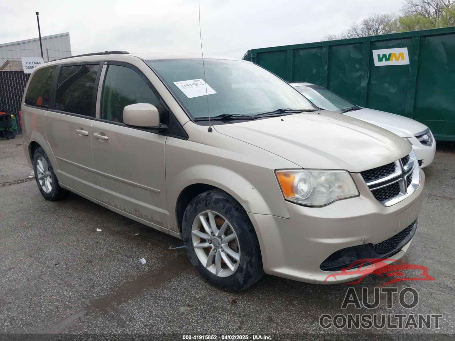 DODGE GRAND CARAVAN 2014 - 2C4RDGCG4ER423304