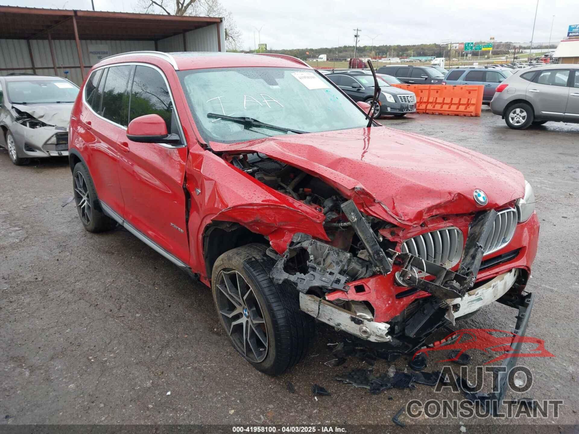 BMW X3 2015 - 5UXWX9C53F0D53537