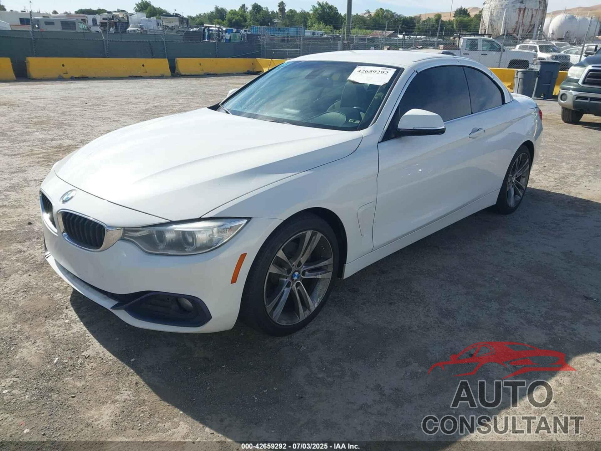 BMW 428I 2016 - WBA3V7C59G5A25524
