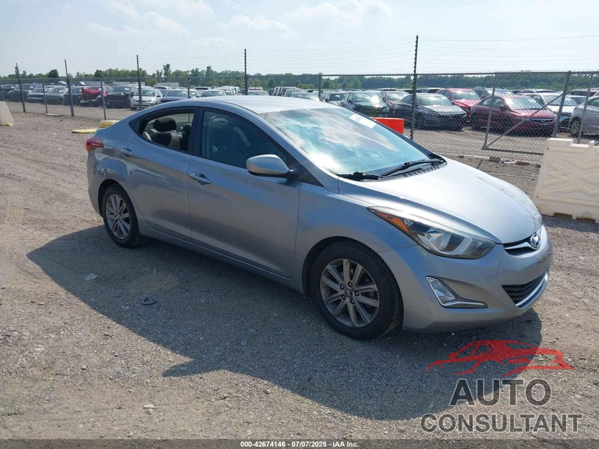 HYUNDAI ELANTRA 2016 - 5NPDH4AEXGH752314