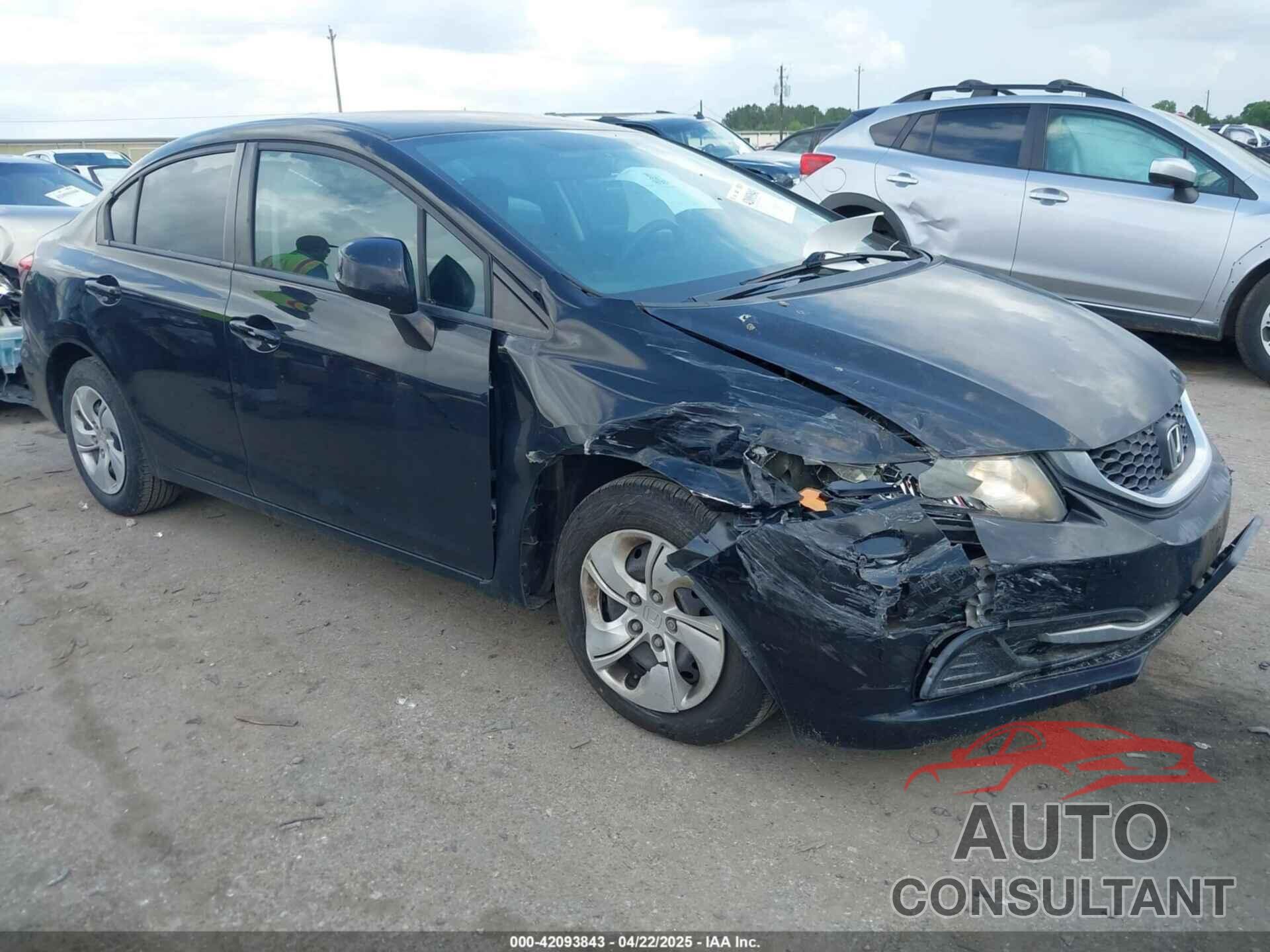 HONDA CIVIC 2013 - 19XFB2F50DE291891