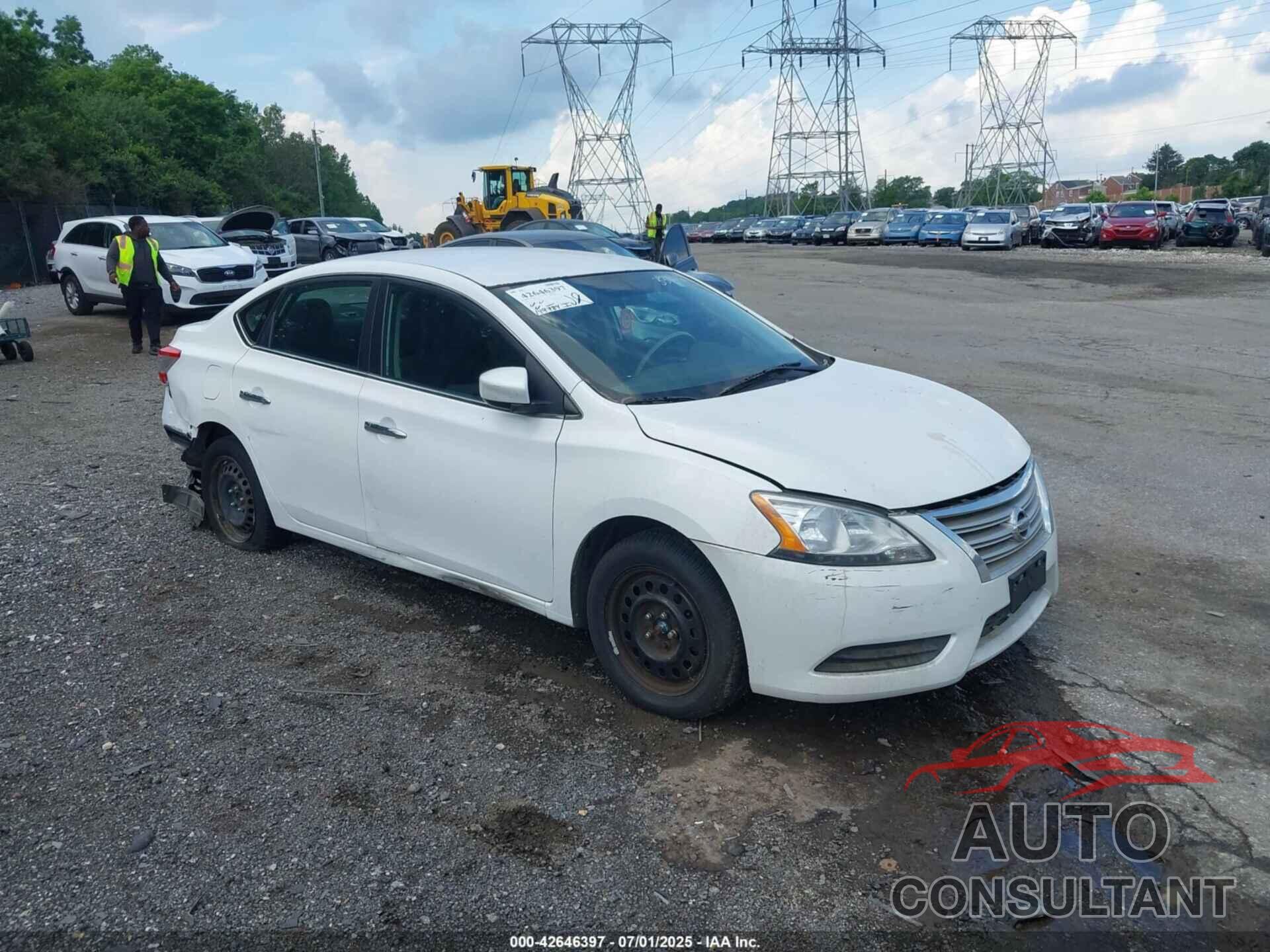 NISSAN SENTRA 2014 - 3N1AB7AP6EY330616