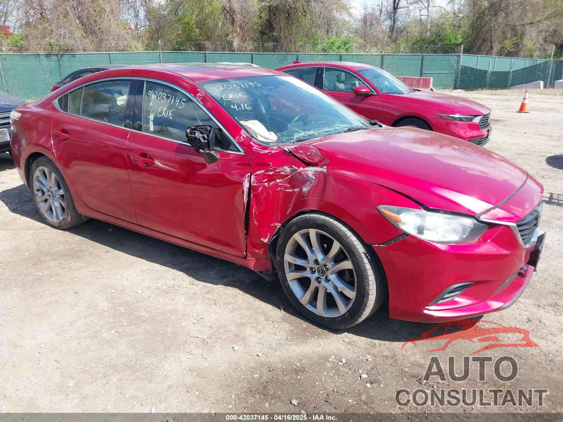 MAZDA MAZDA6 2016 - JM1GJ1V55G1462340