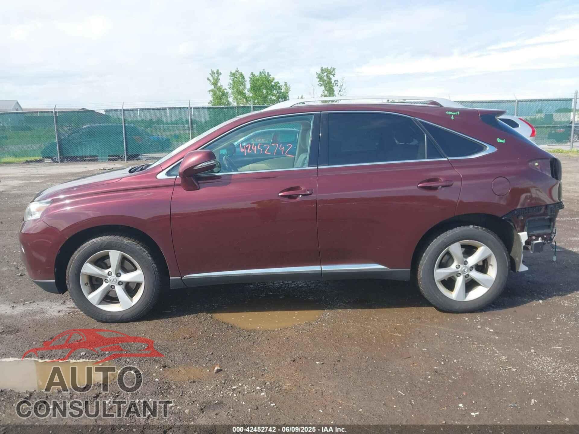 LEXUS RX 350 2015 - 2T2BK1BA2FC262014