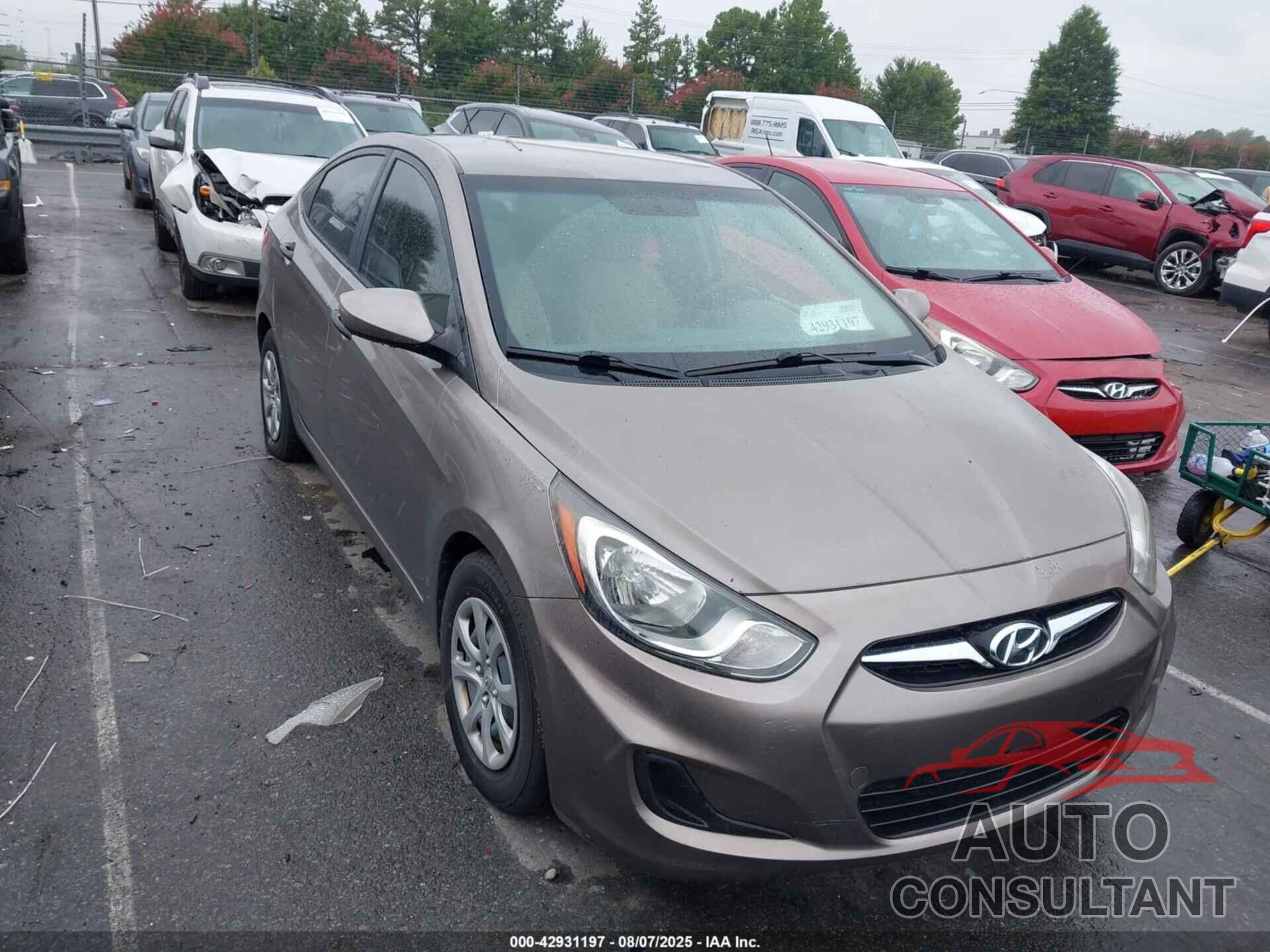 HYUNDAI ACCENT 2012 - KMHCT4AE6CU038847