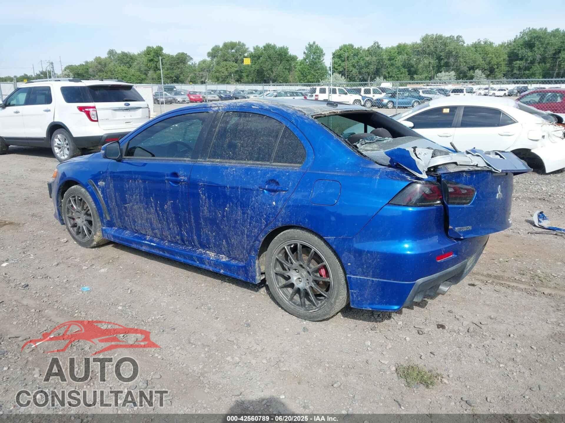 MITSUBISHI LANCER EVOLUTION 2015 - JA32W7FVXFU028861
