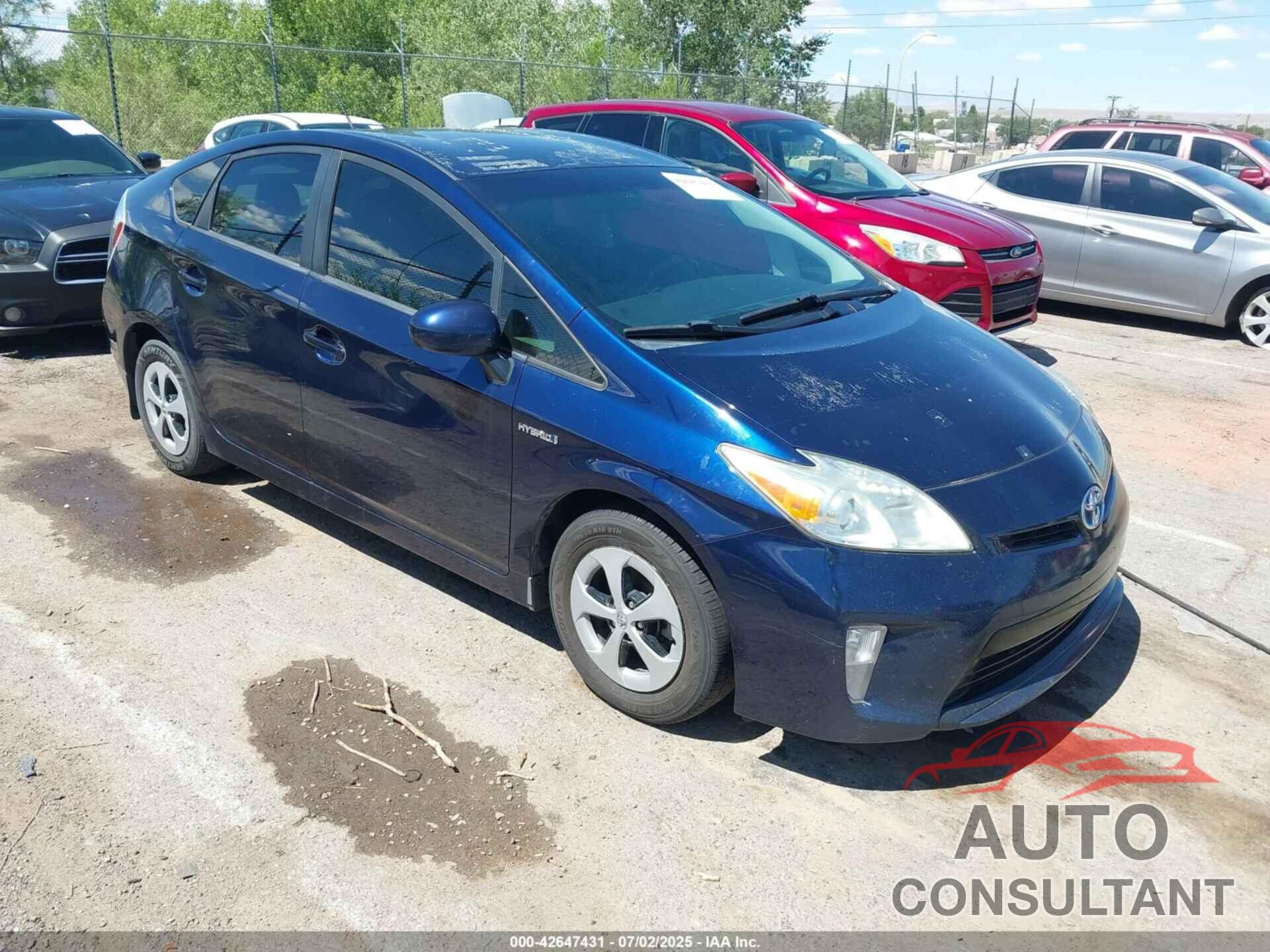 TOYOTA PRIUS 2014 - JTDKN3DU2E1749084