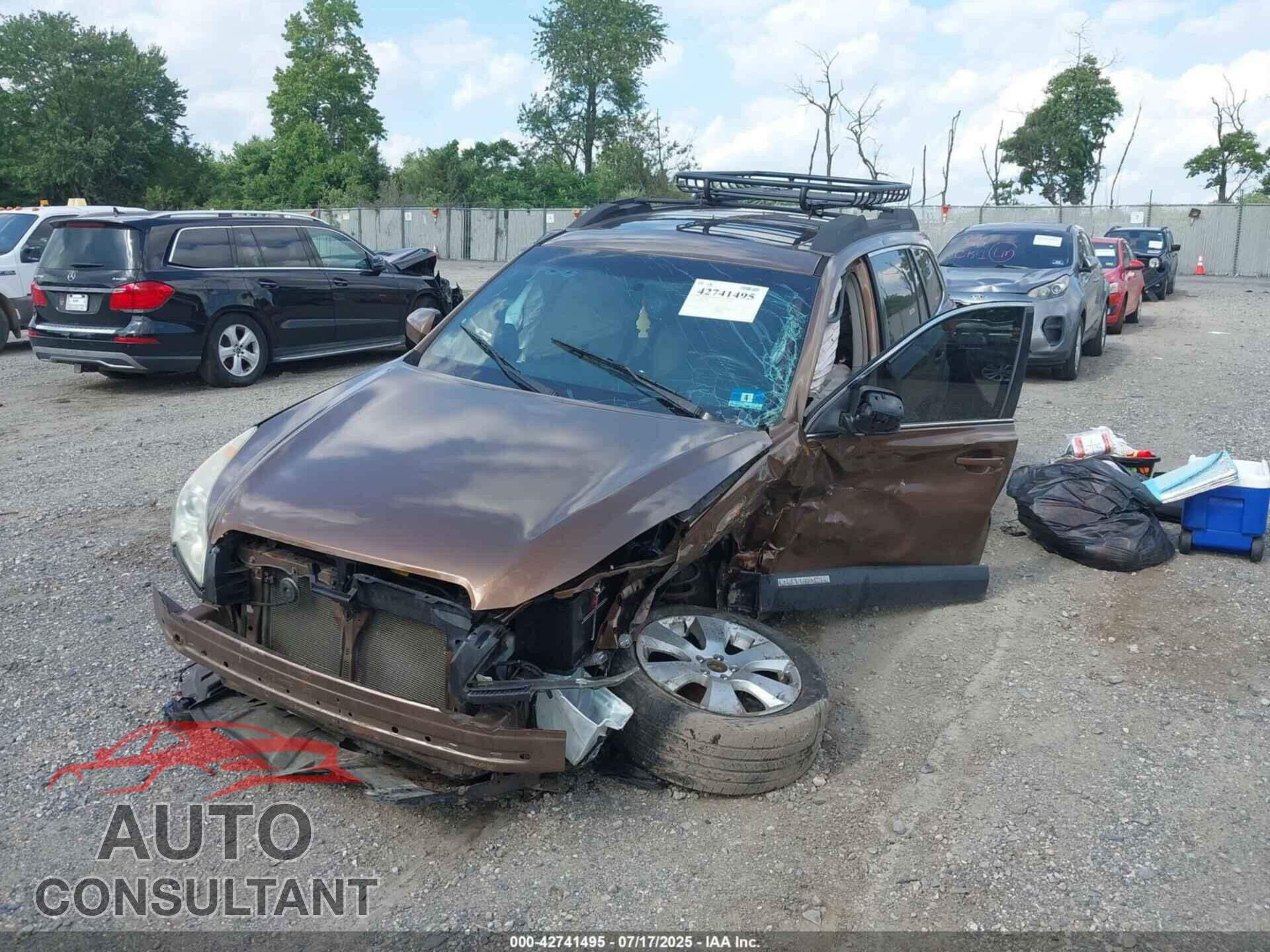 SUBARU OUTBACK 2011 - 4S4BRBGC8B3320738