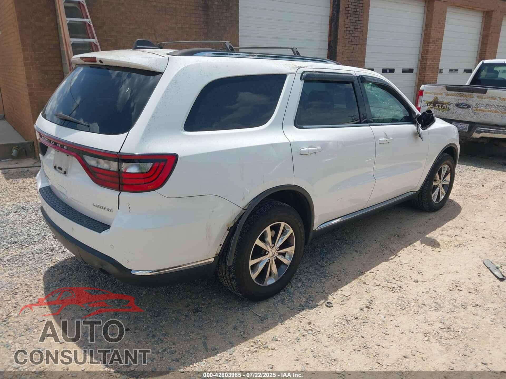 DODGE DURANGO 2016 - 1C4RDJDG4GC374841