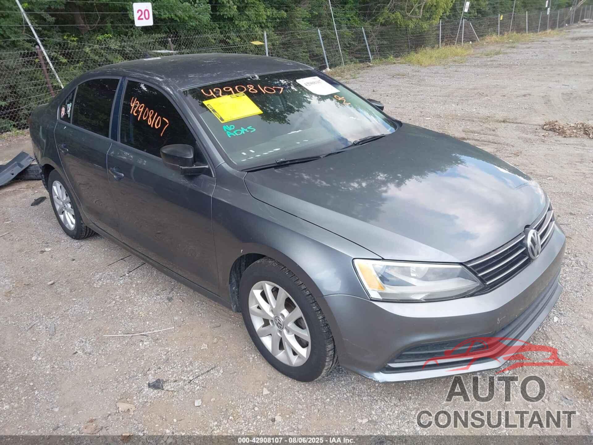 VOLKSWAGEN JETTA 2015 - 3VWD17AJ0FM256995