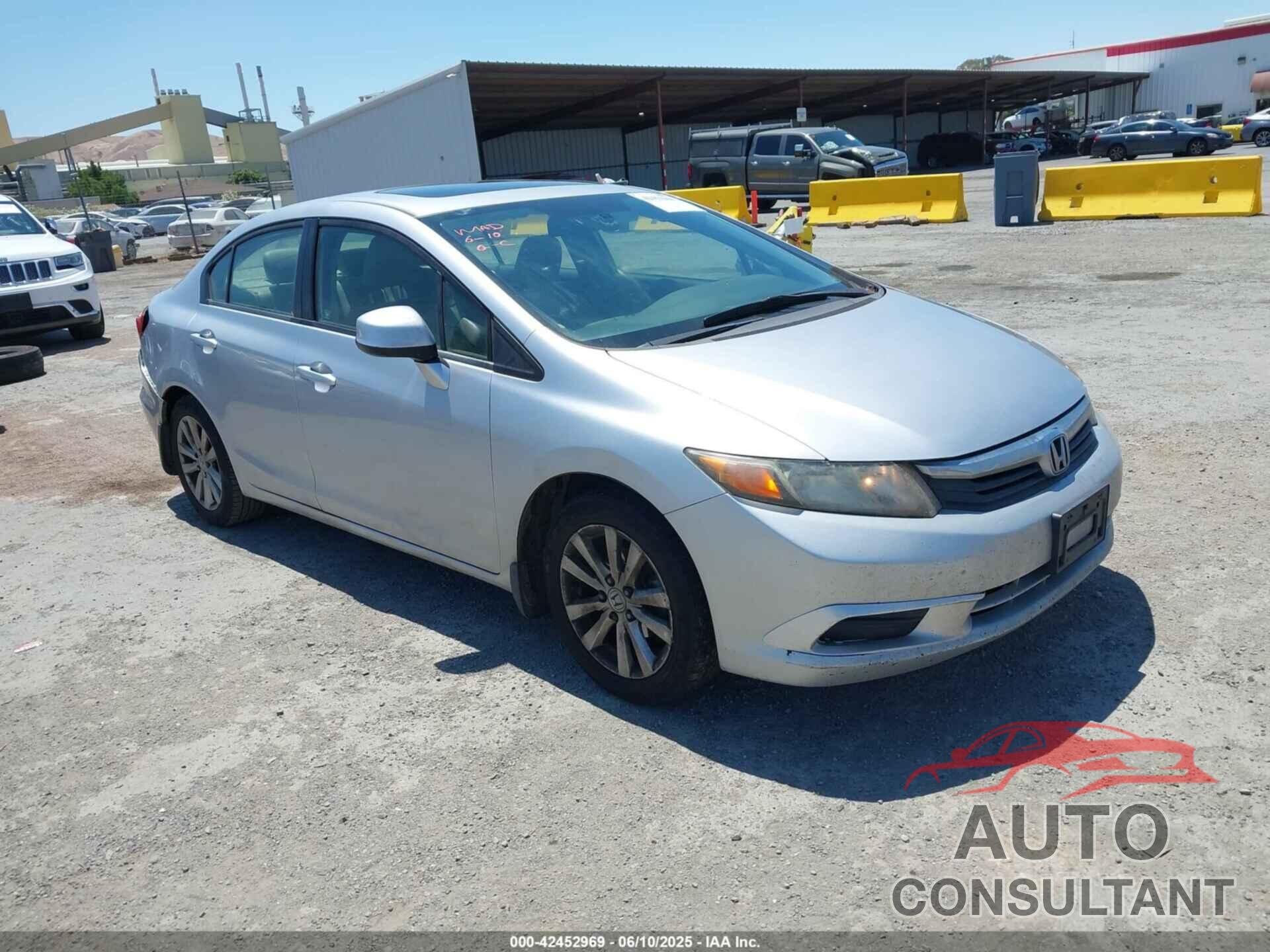 HONDA CIVIC 2012 - 19XFB2F90CE330545
