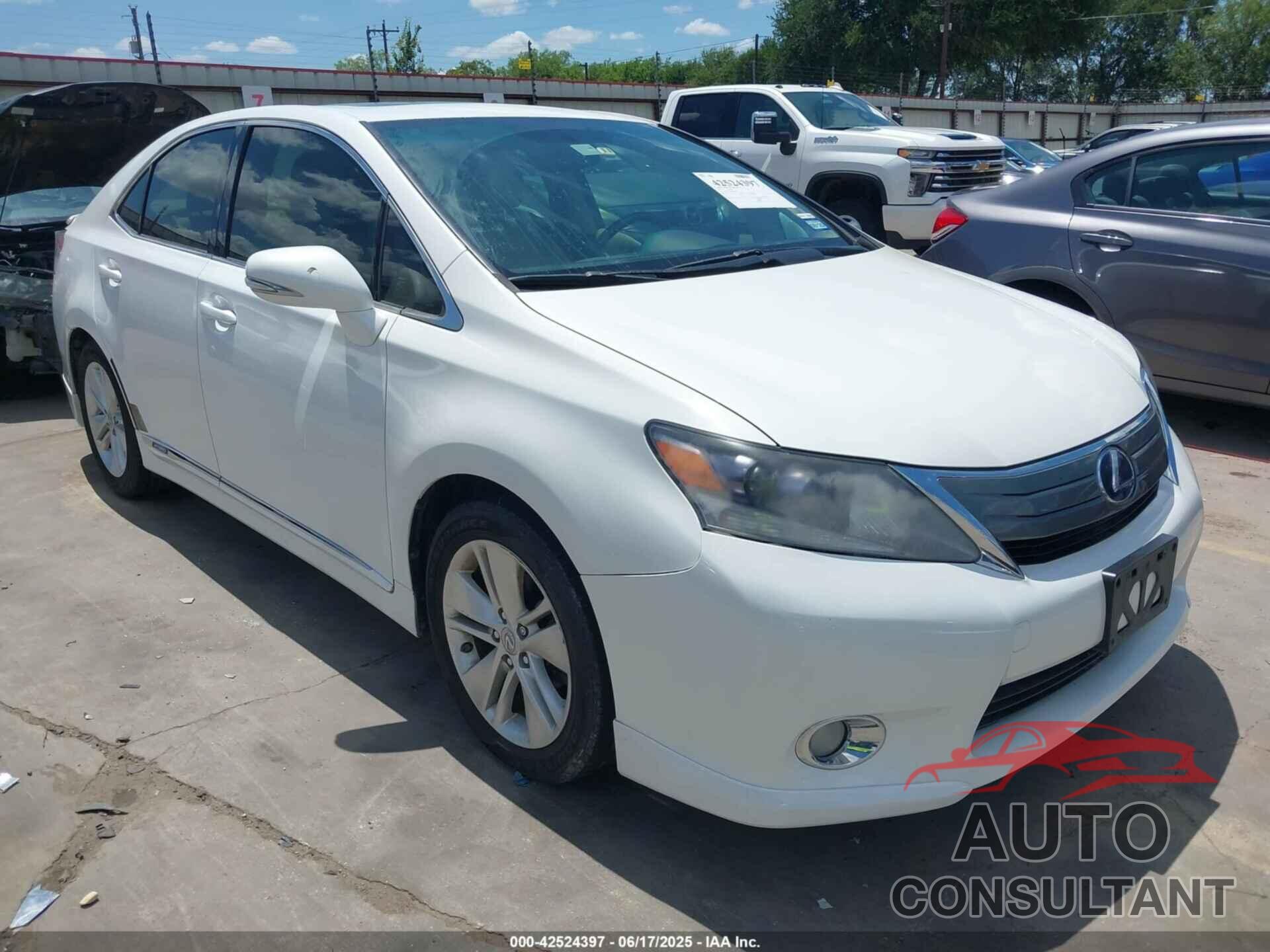 LEXUS HS 250H 2011 - JTHBB1BA9B2046995