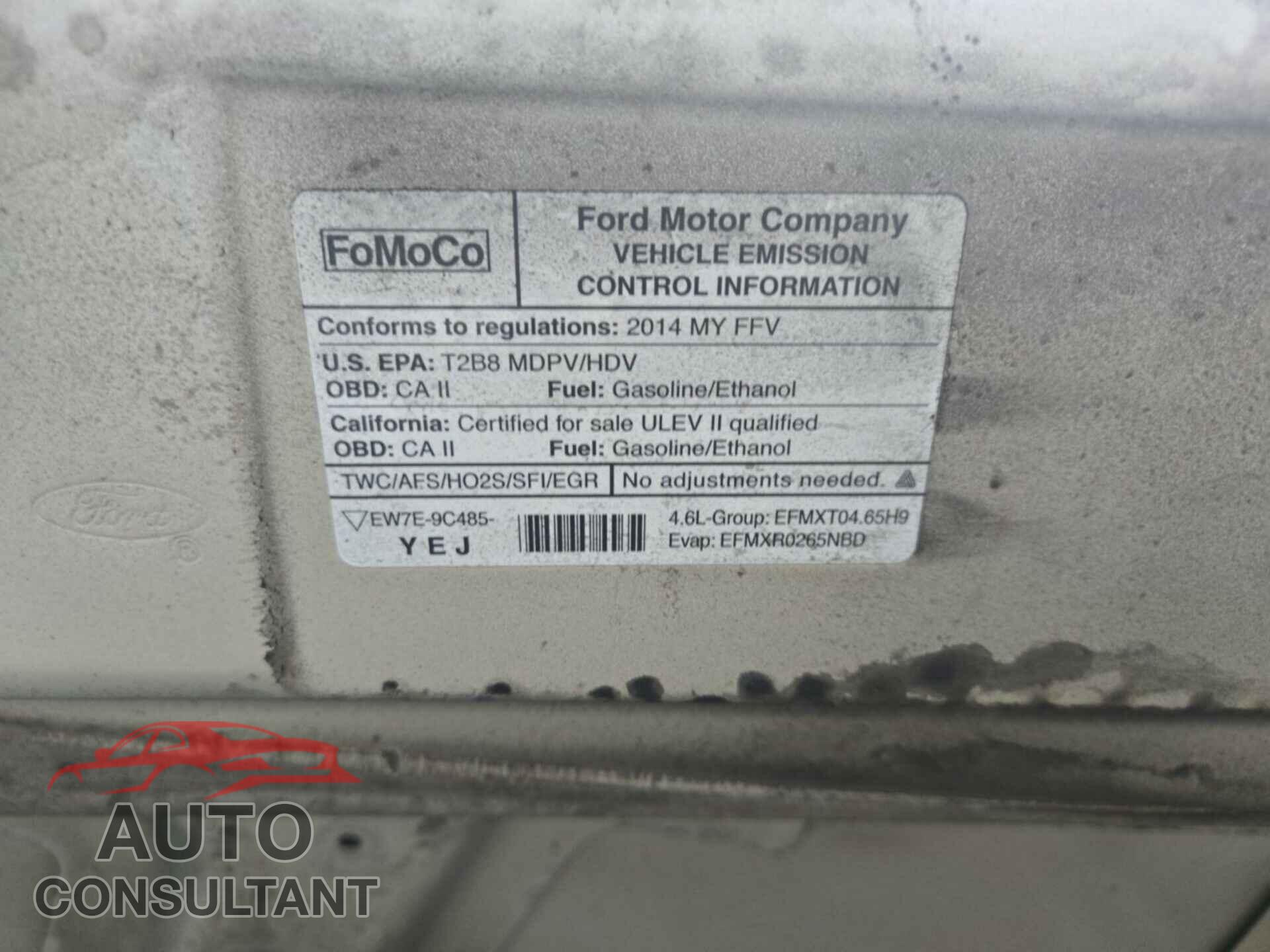 FORD E-150 2014 - 1FTNE1EW1EDA44471