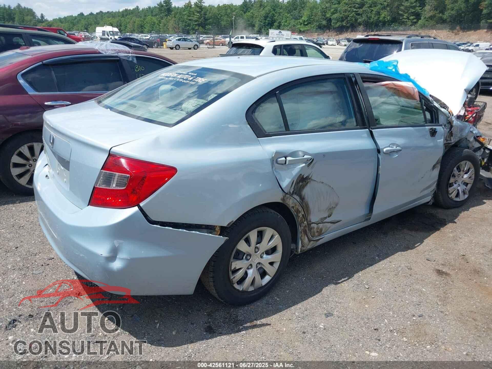 HONDA CIVIC 2012 - 2HGFB2F52CH596040