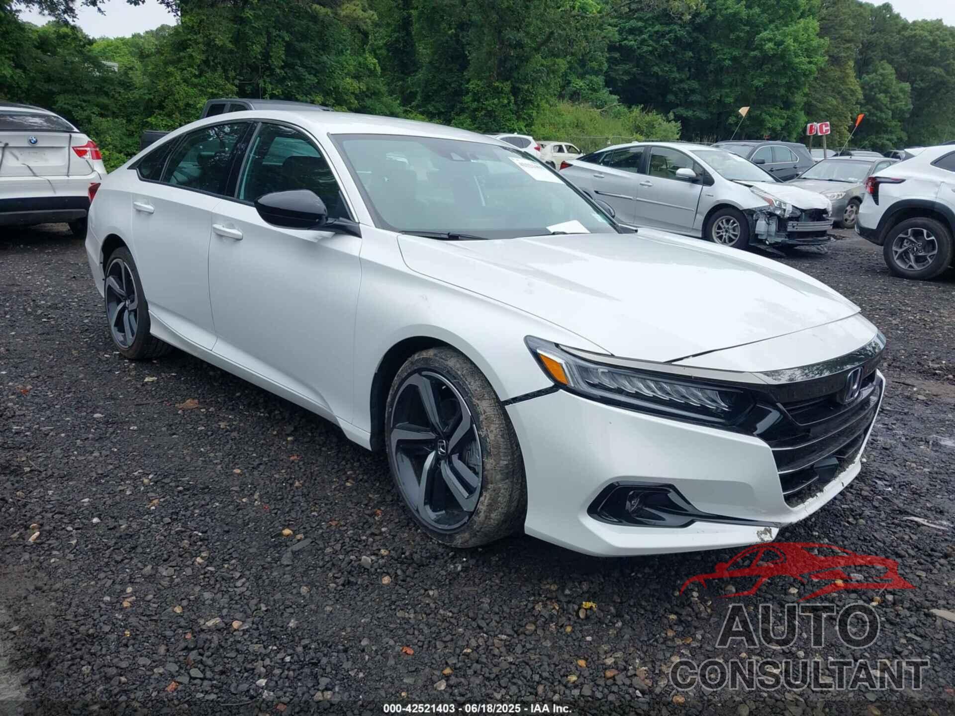 HONDA ACCORD 2022 - 1HGCV1F31NA123184
