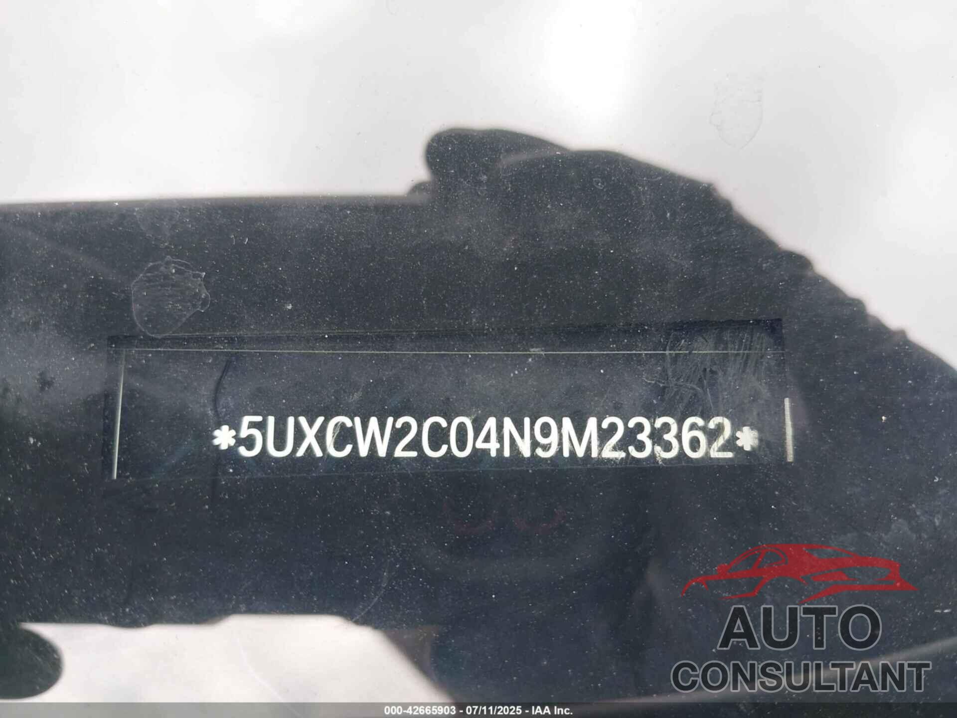 BMW X7 2022 - 5UXCW2C04N9M23362