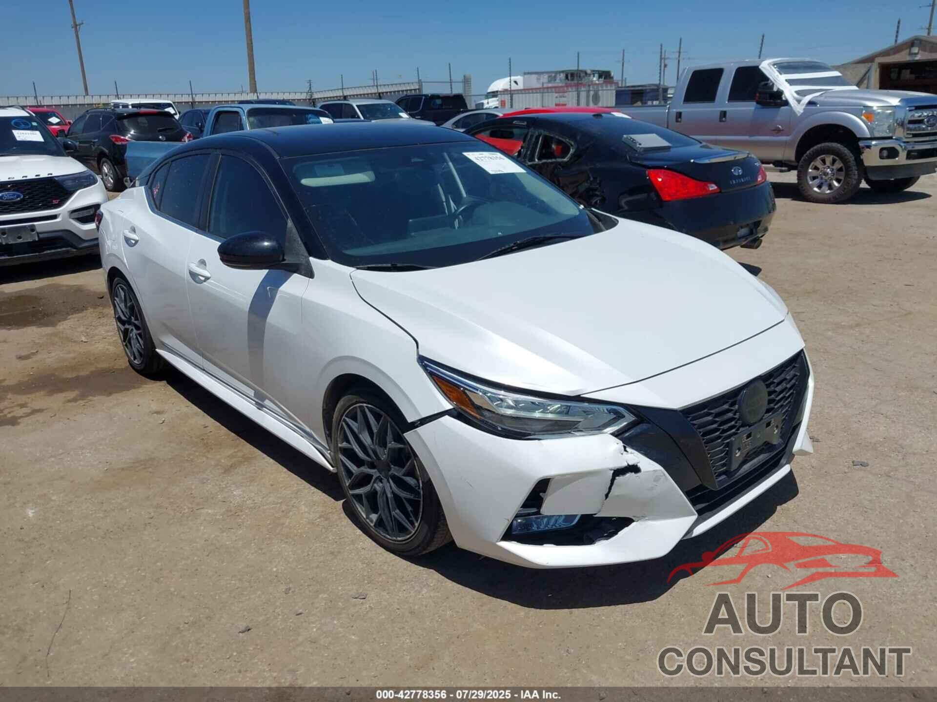 NISSAN SENTRA 2022 - 3N1AB8DV9NY257404