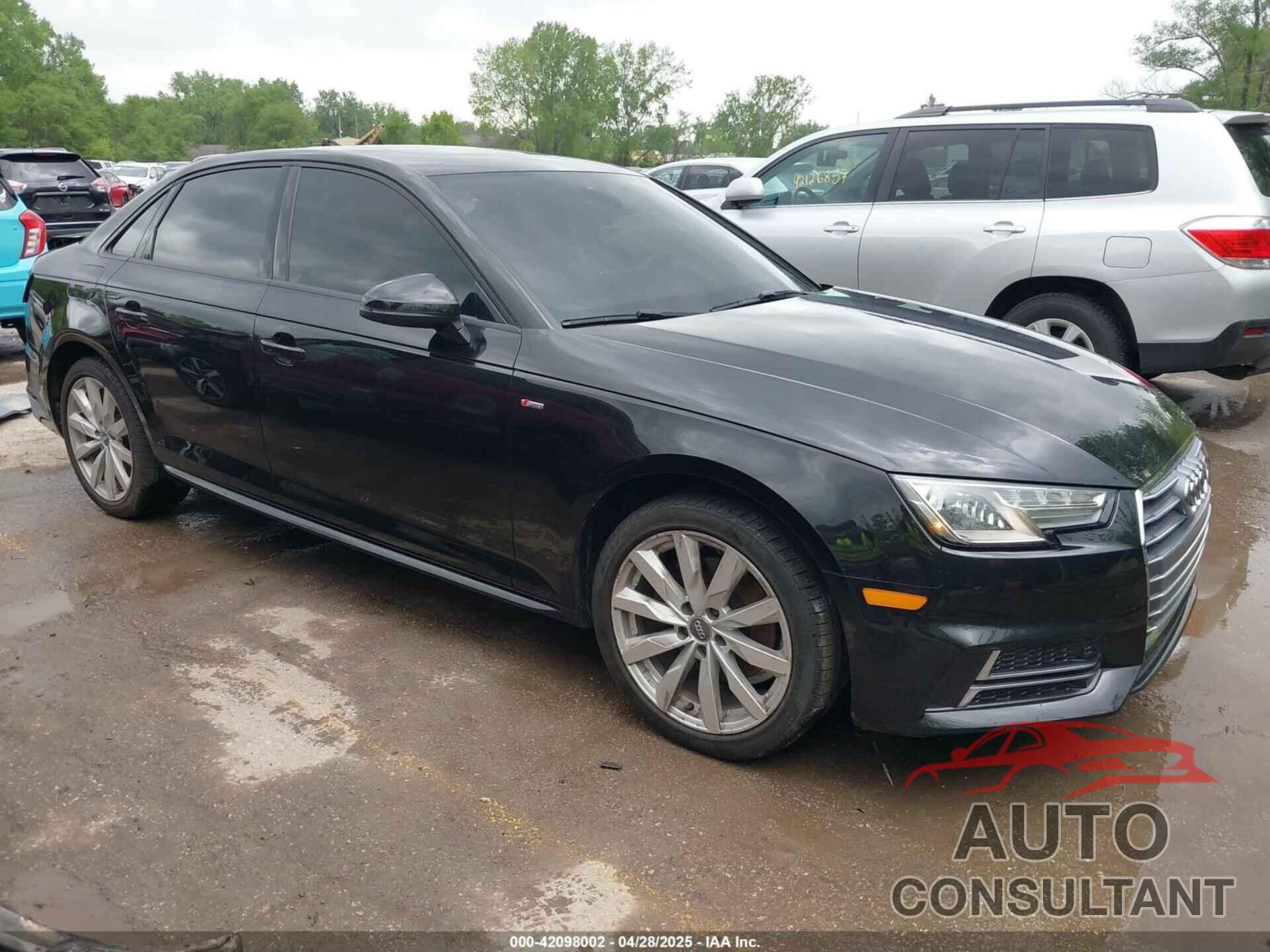 AUDI A4 2018 - WAUKMAF47JN020115