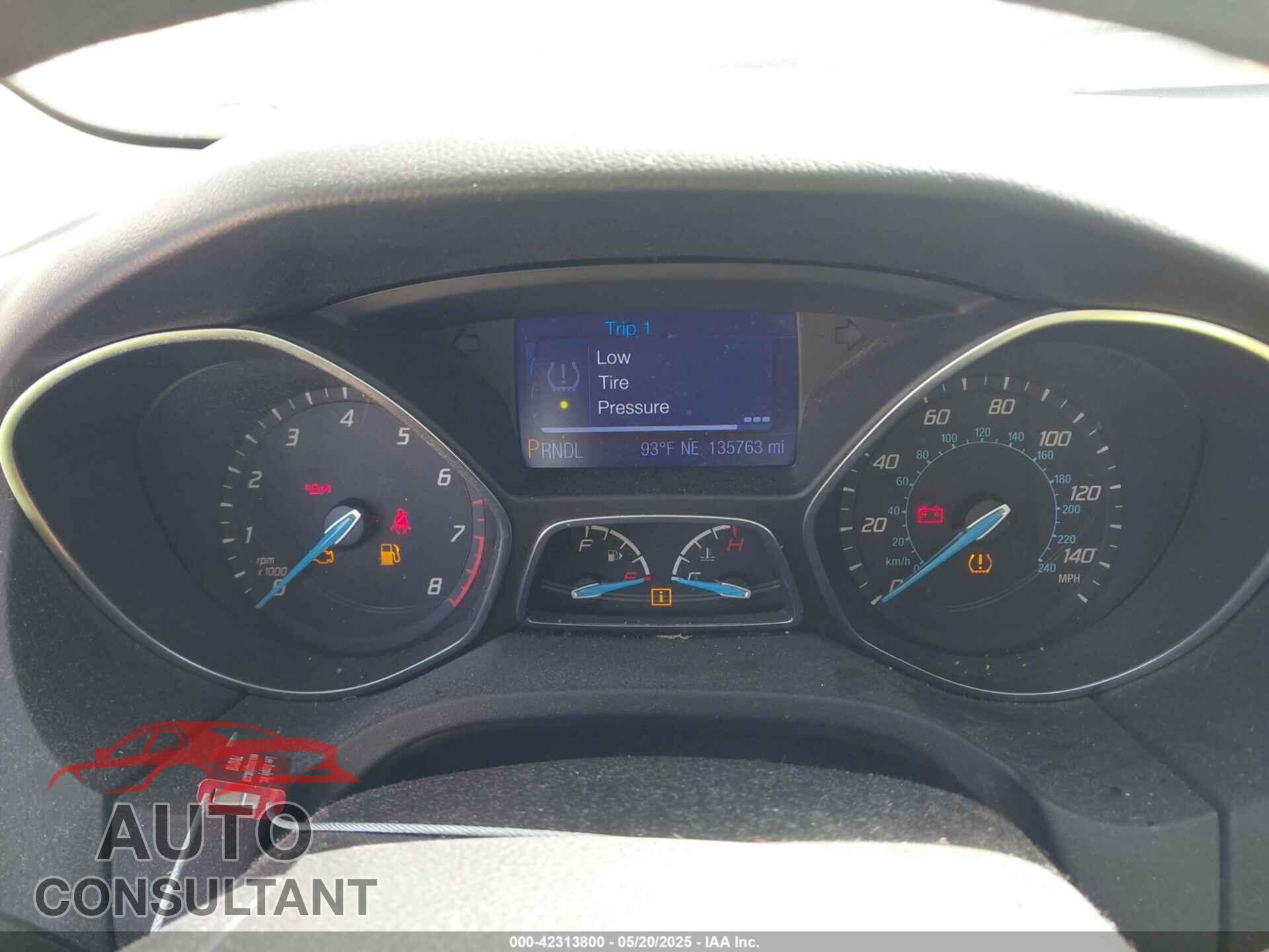 FORD FOCUS 2013 - 1FADP3F25DL130065