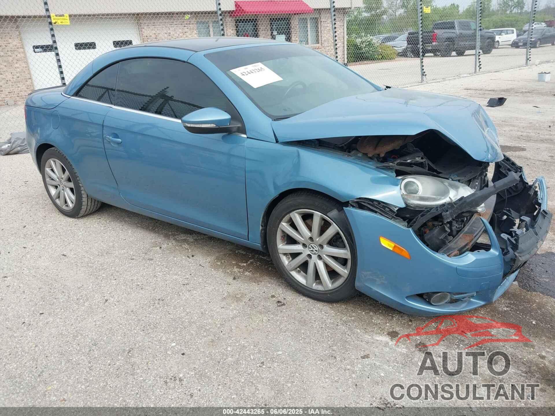 VOLKSWAGEN EOS 2009 - WVWBA71F89V023687