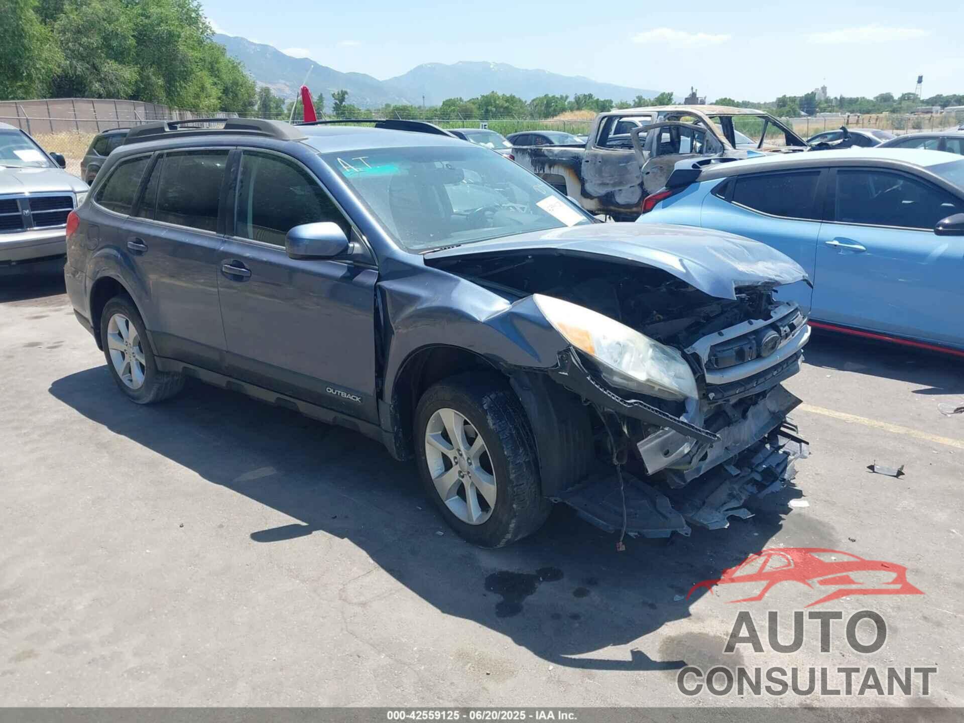 SUBARU OUTBACK 2013 - 4S4BRBHCXD3268465