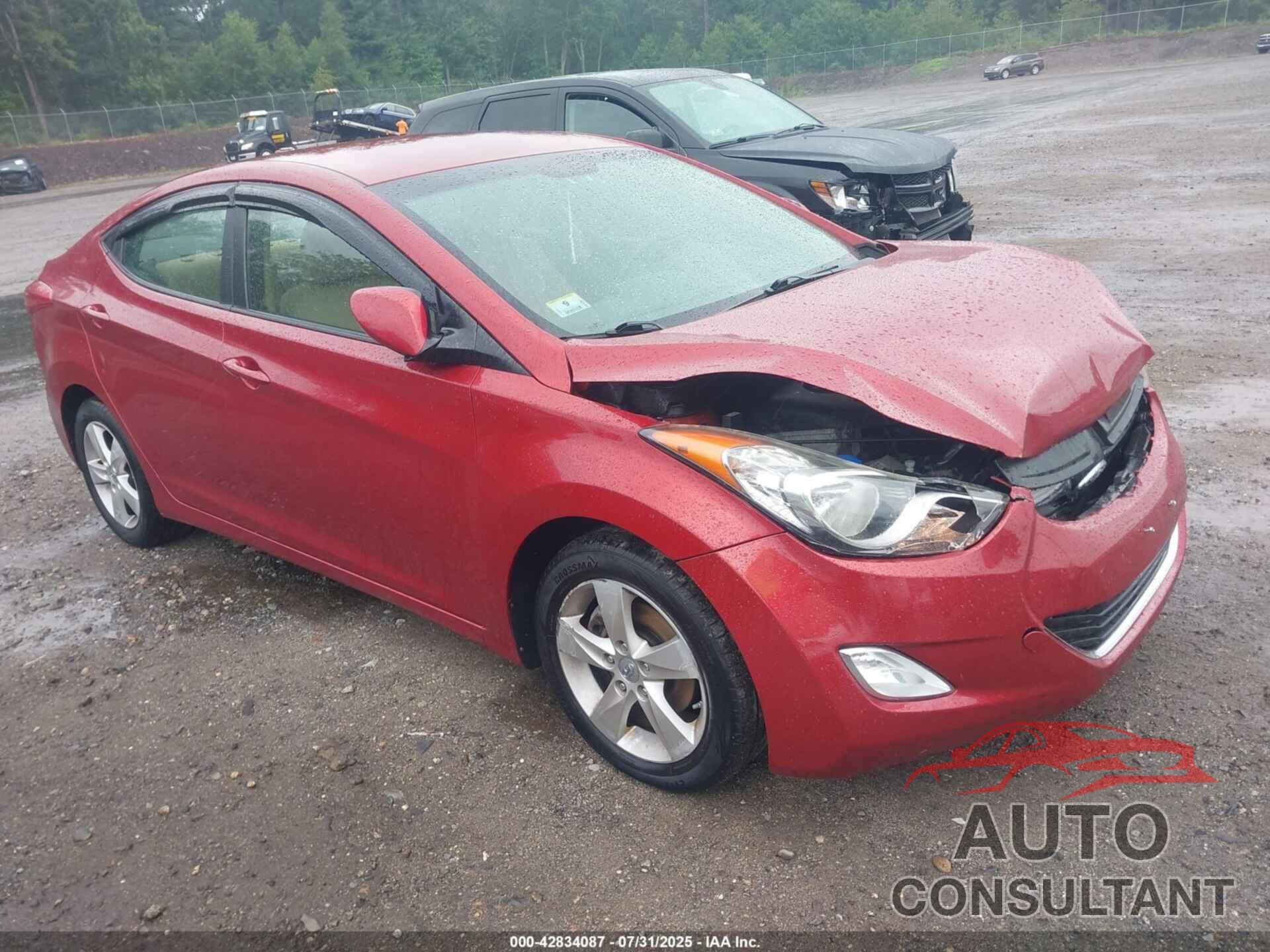 HYUNDAI ELANTRA 2012 - KMHDH4AE4CU295642