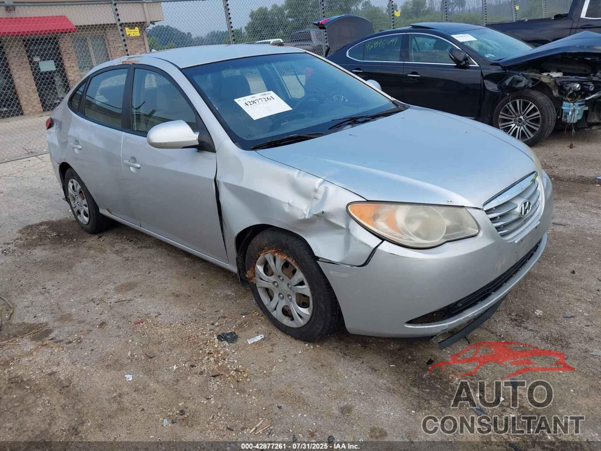 HYUNDAI ELANTRA 2010 - KMHDU4ADXAU905785