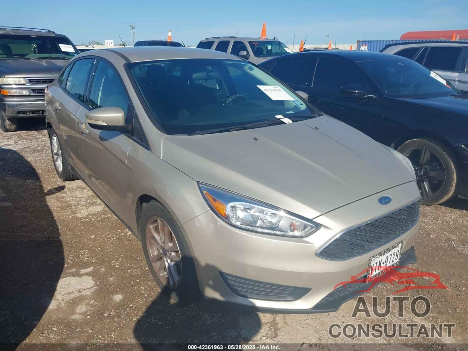 FORD FOCUS 2017 - 1FADP3F20HL291901