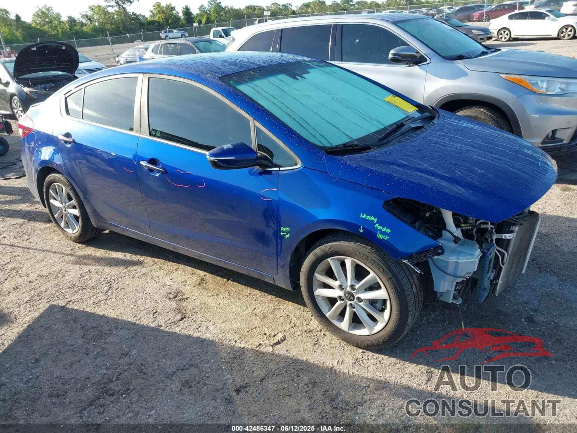 KIA FORTE 2017 - 3KPFL4A71HE129047