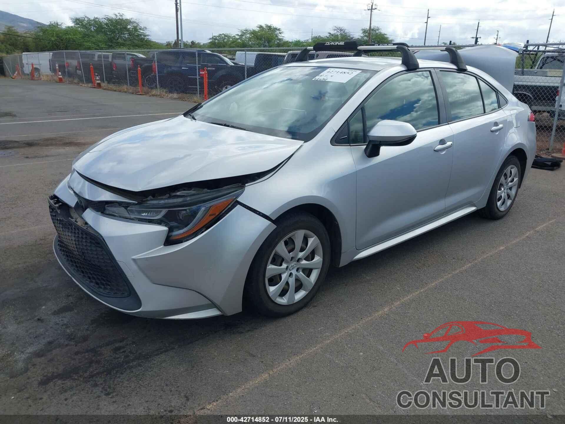 TOYOTA COROLLA 2020 - JTDEPRAE1LJ079211