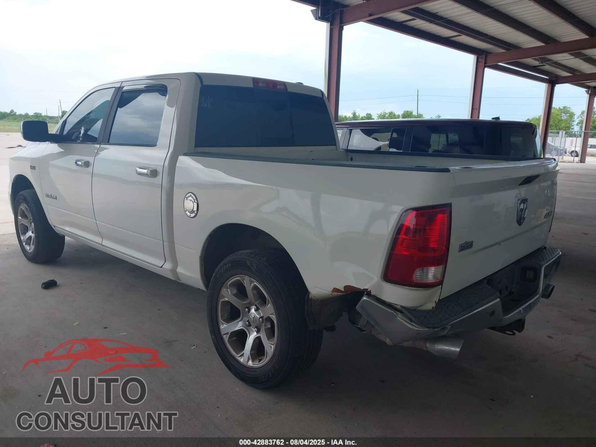 DODGE RAM 1500 2009 - 1D3HV13T49S701892