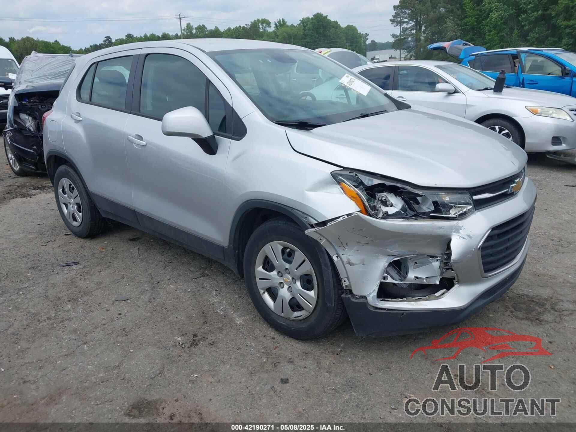 CHEVROLET TRAX 2017 - KL7CJKSB8HB103071