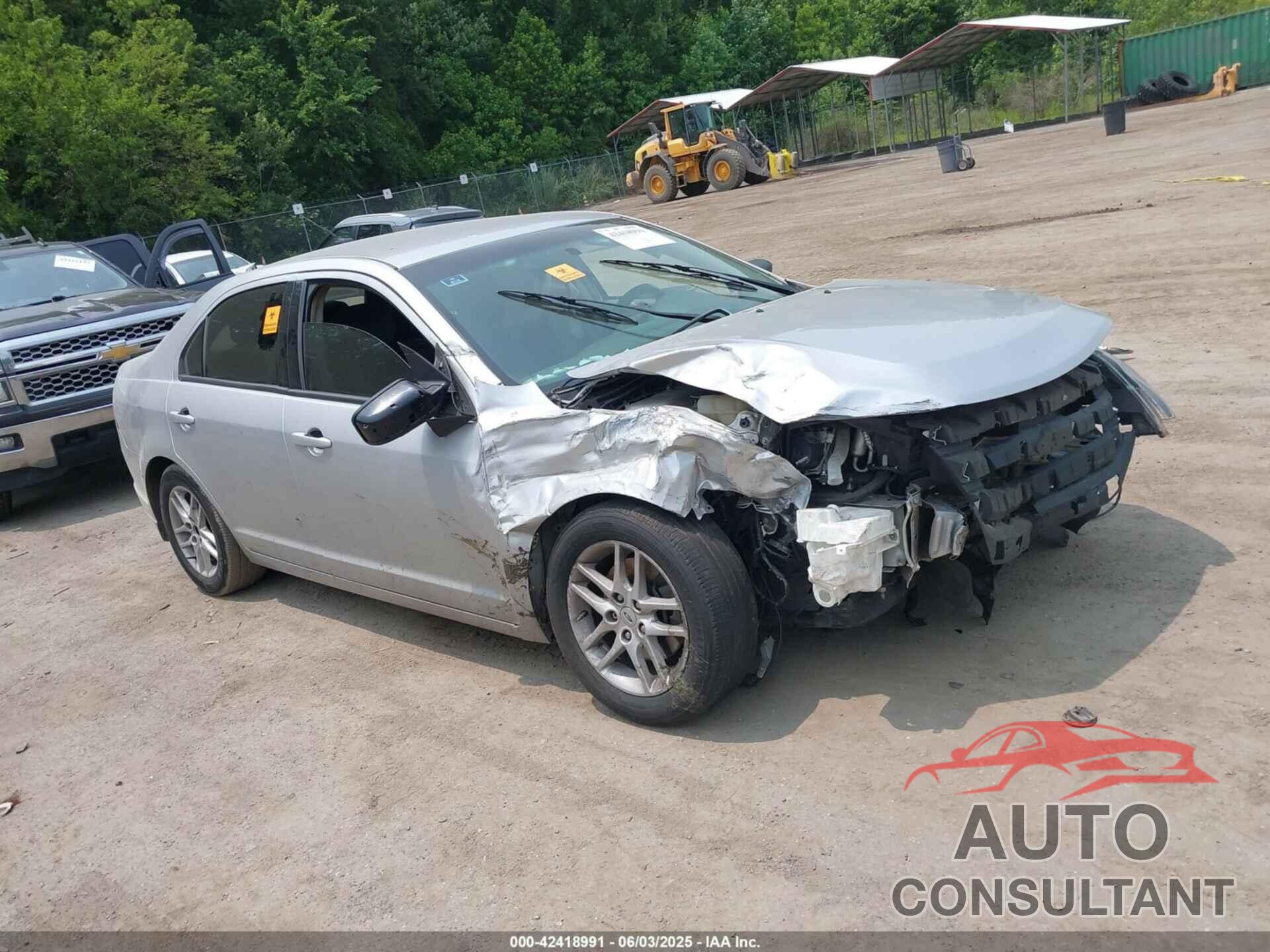 FORD FUSION 2012 - 3FAHP0GA8CR429975
